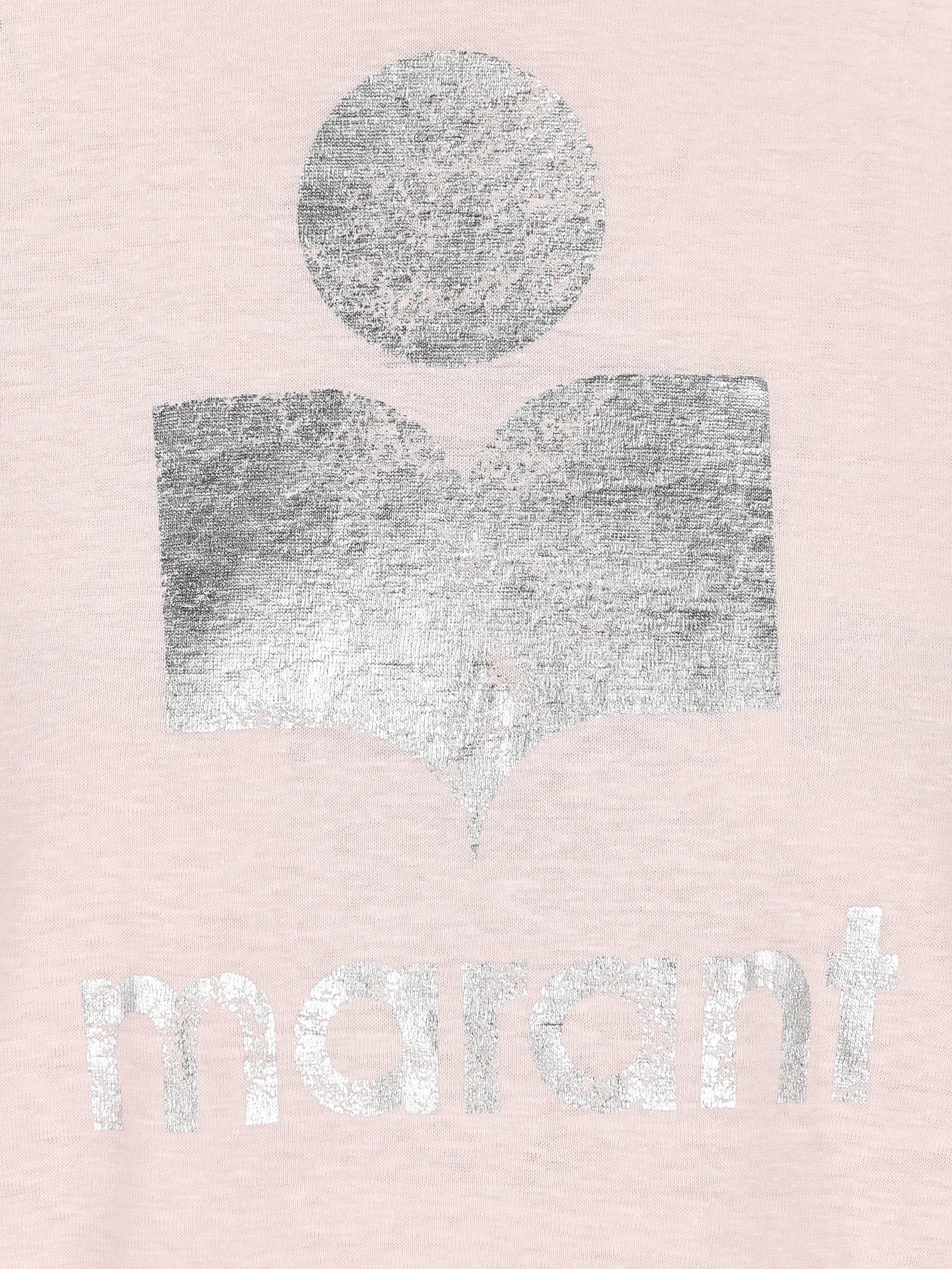 T-Shirt in cotone. 24PTS0001FB-A1N10E LKSI ISABEL MARANT ETOILE 