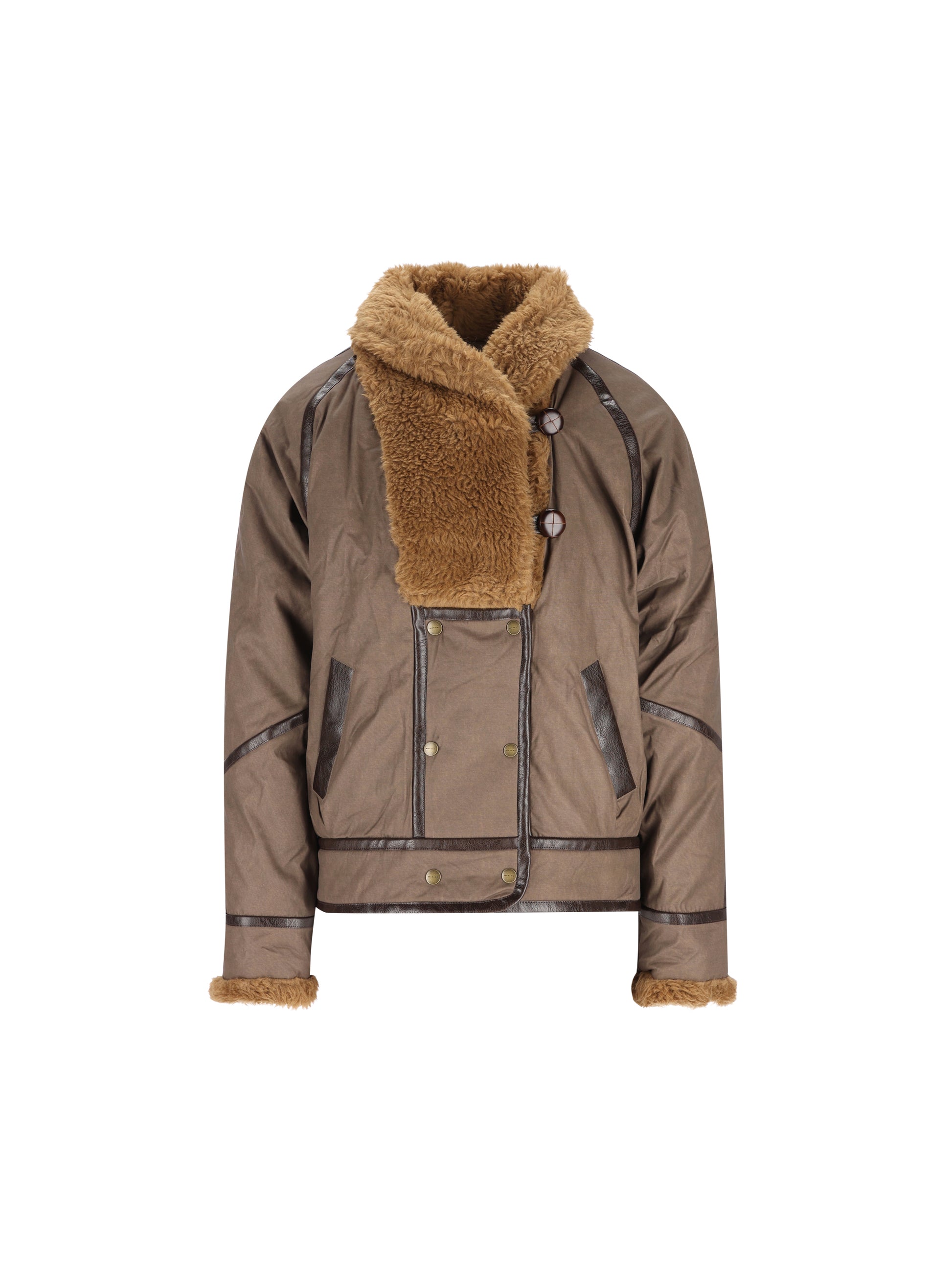 Parka realizzato in poliestere e cotone. 26AVE0725FA-D3C01E 50BW ISABEL MARANT ETOILE 