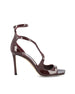 Sandali in pelle verniciata. AZIA 95 PATDEEP MERLOT JIMMY CHOO 