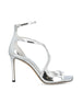 Sandali in pelle verniciata. AZIA 95 QUISILVER JIMMY CHOO 