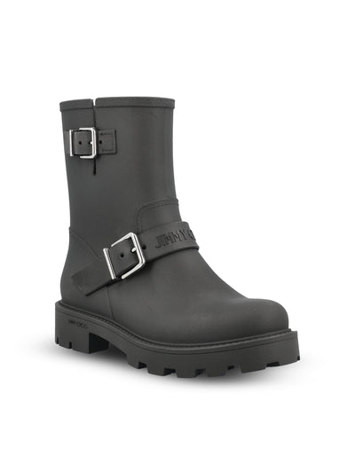 Stivaletti realizzati in gomma. BIKER RAIN TPYBLACK JIMMY CHOO 