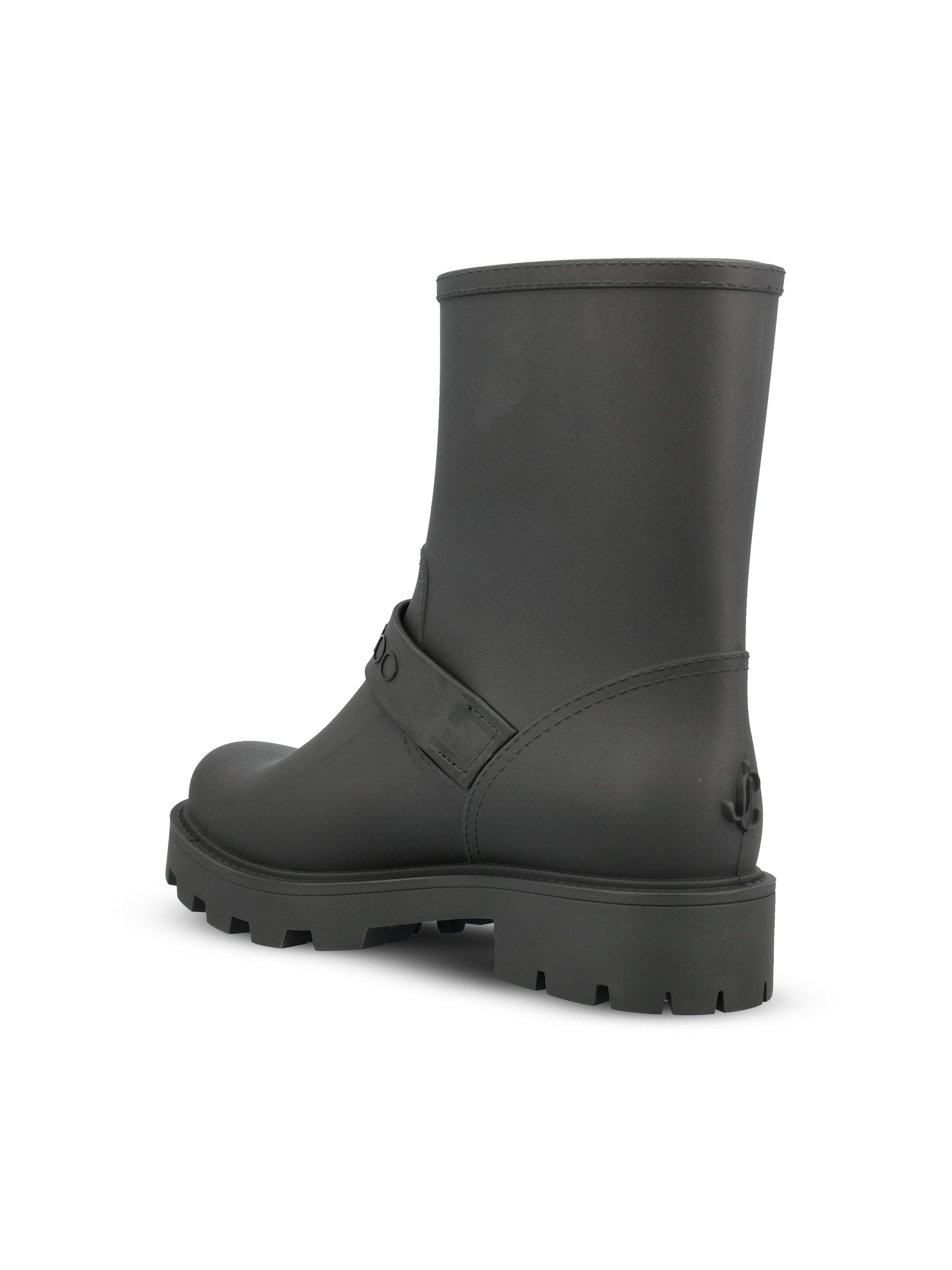 Stivaletti realizzati in gomma. BIKER RAIN TPYBLACK JIMMY CHOO 