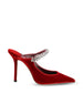 Sabot in velluto BING 100 VELRUBY RED JIMMY CHOO 