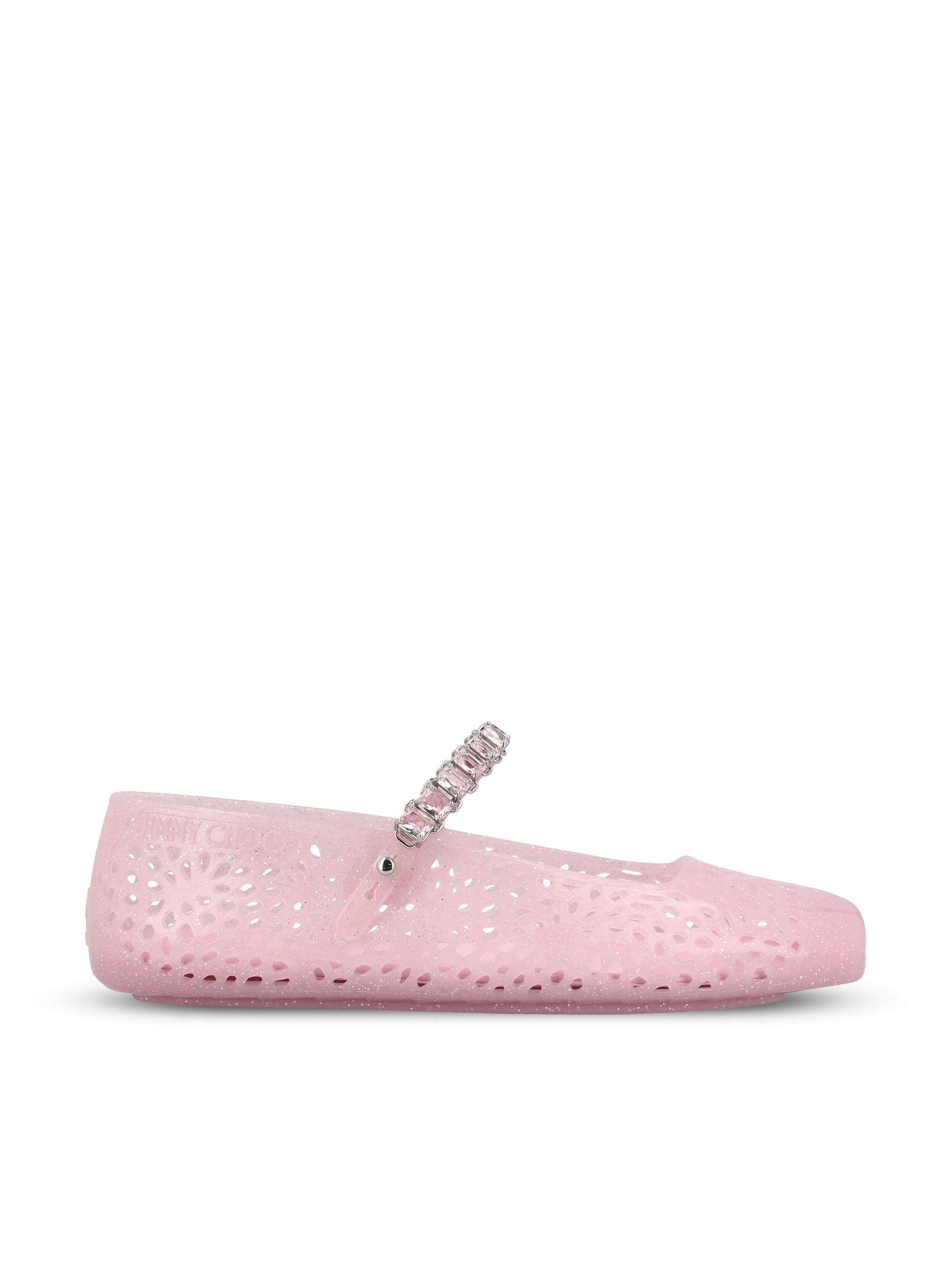 Ballerine realizzate in TPU. THE JELLY NTXCOTTON CANDY/SILVER MIX/COTTON JIMMY CHOO 