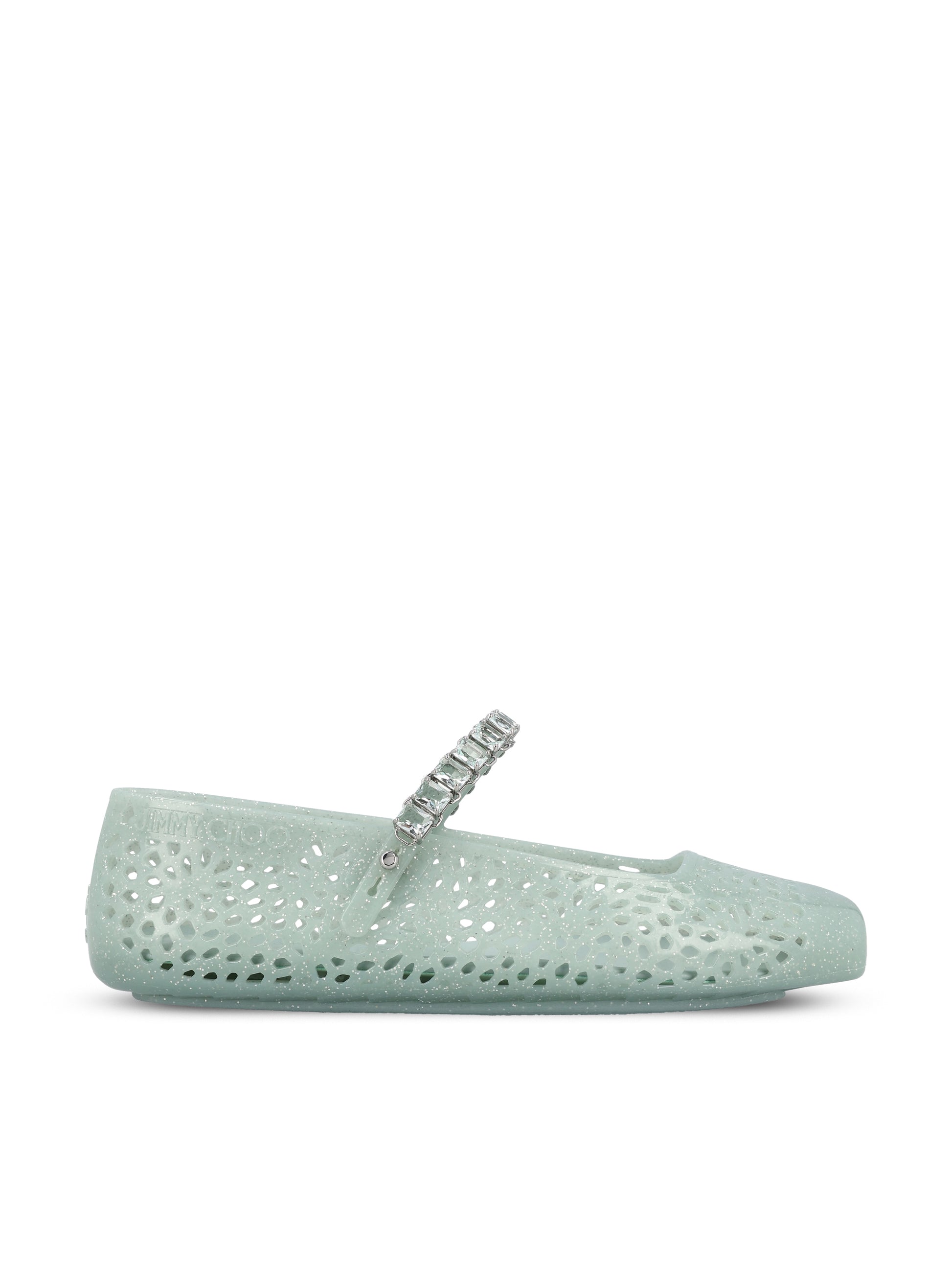 Ballerine realizzate in TPU. THE JELLY NTXLIGHT VERDE/SILVER MIX/LIGHT V JIMMY CHOO 