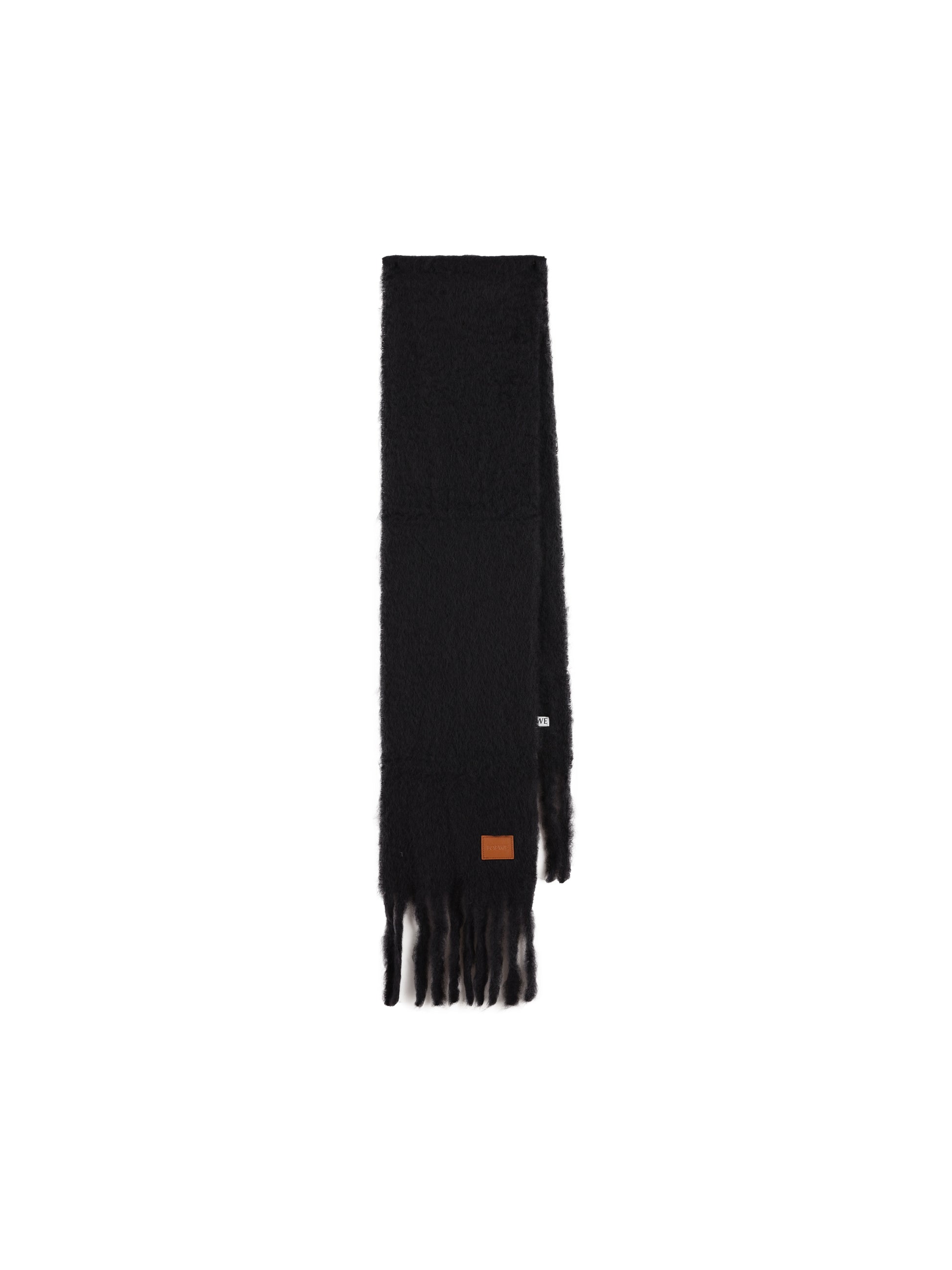 Sciarpa realizzata in mohair e lana. FSA6SS1X05 1100 LOEWE 