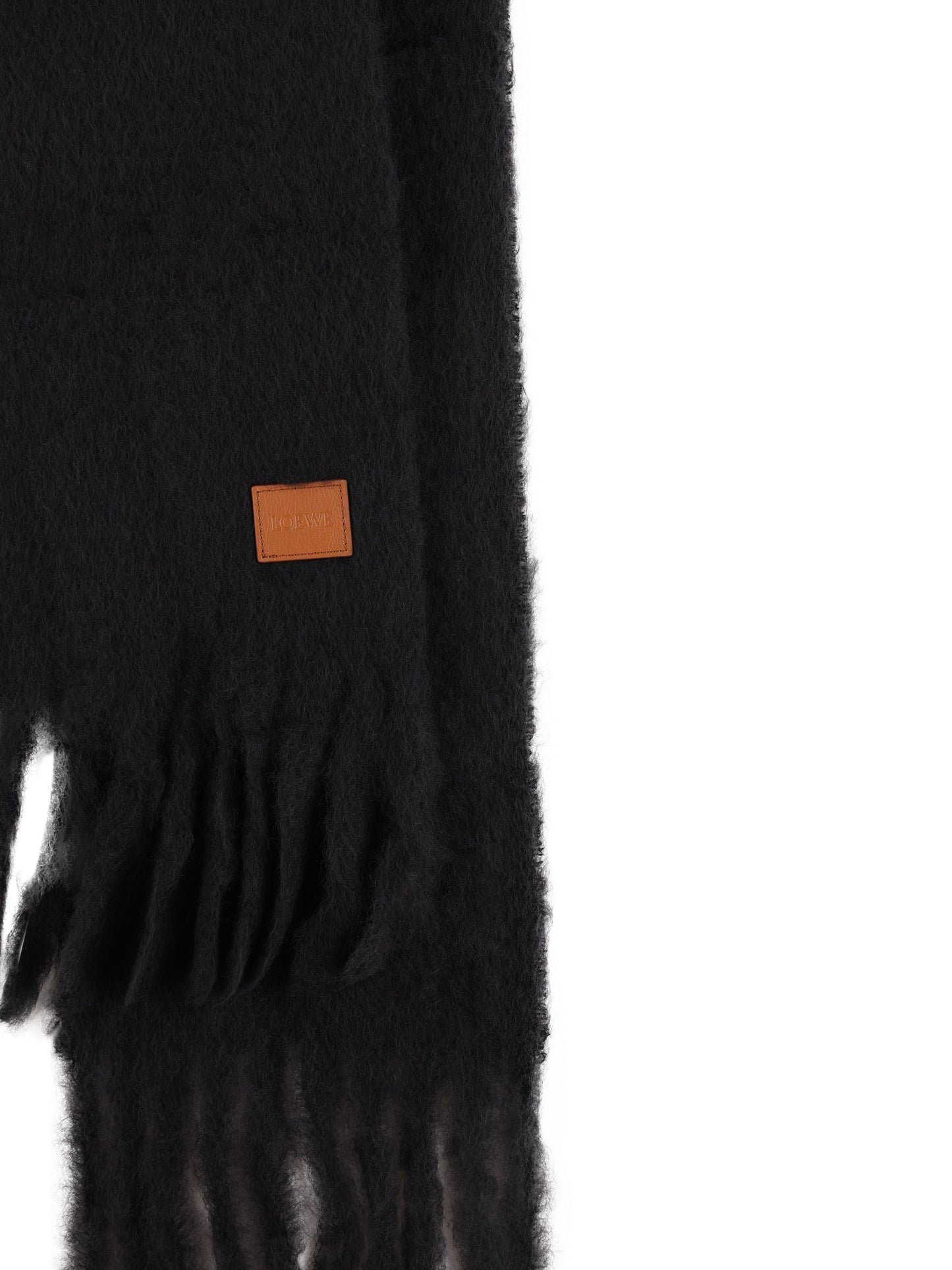 Sciarpa realizzata in mohair e lana. FSA6SS1X05 1100 LOEWE 