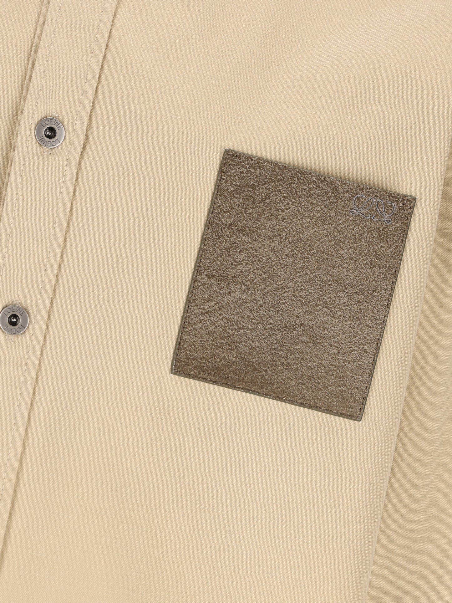 Giacca-camicia In tela di cotone. H526Y05WHC 2140 LOEWE 
