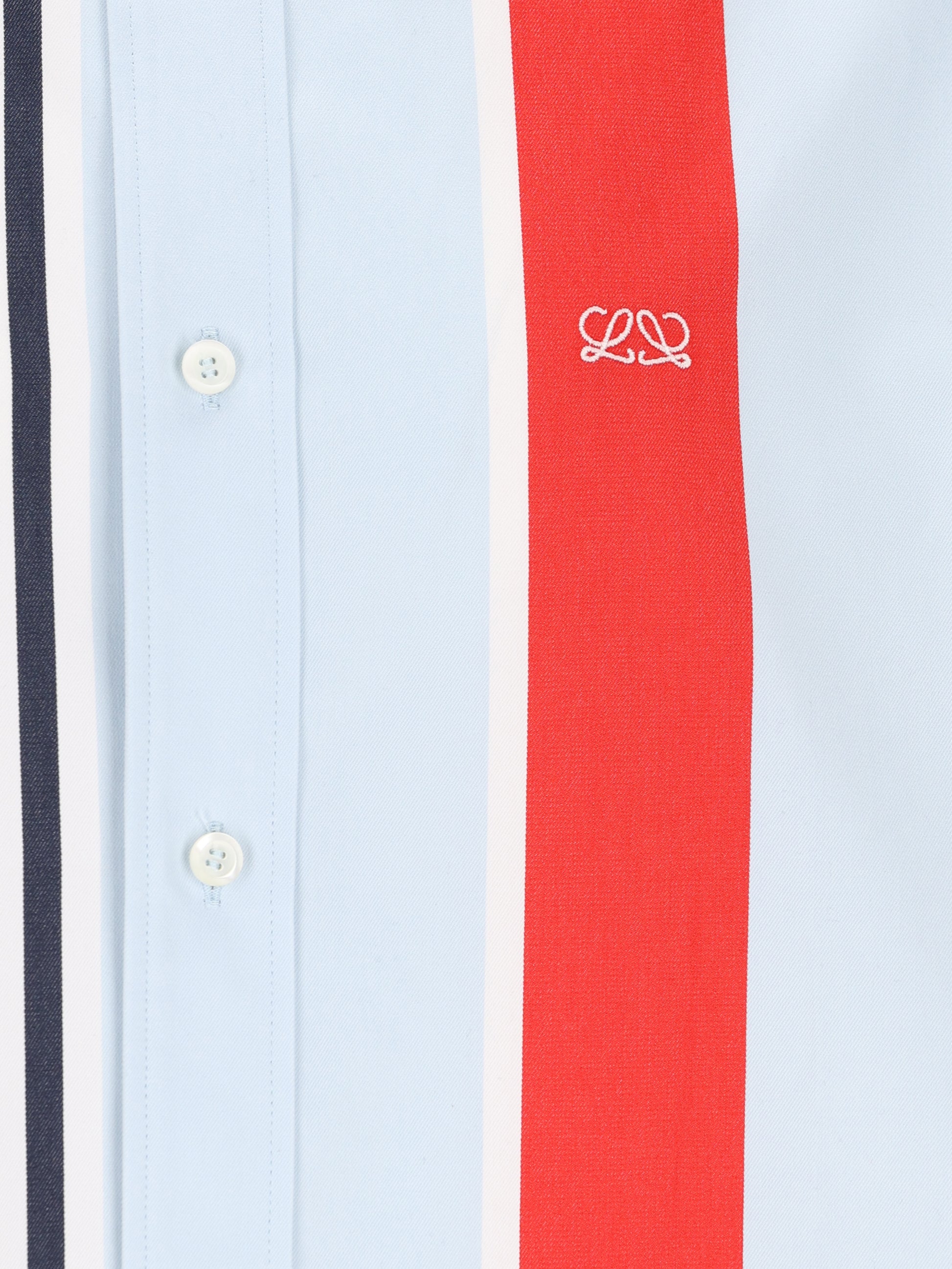 Camicia in twill di cotone. H526Y05WHN 4985 LOEWE 