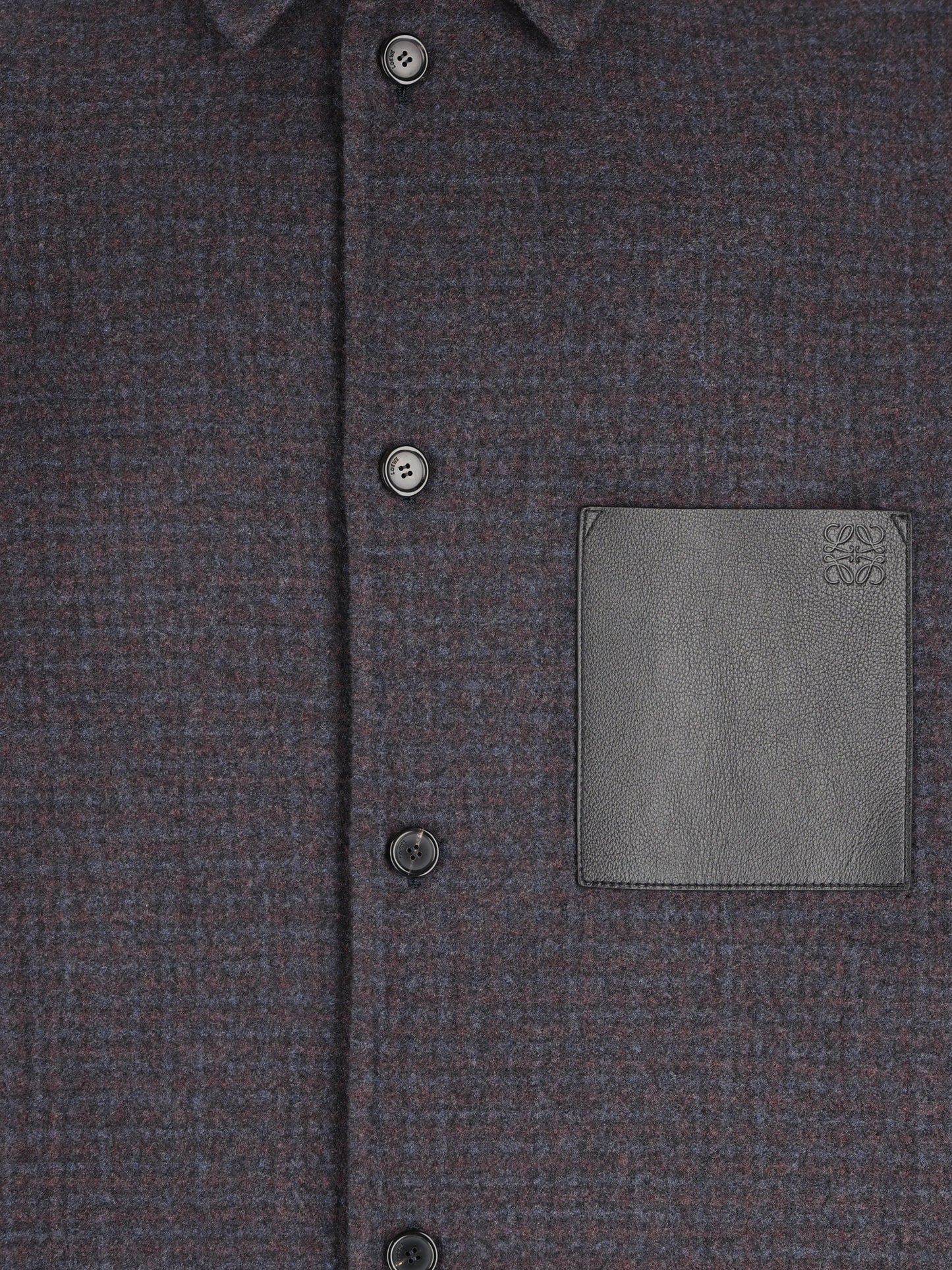 Giacca-camicia Loewe in misto lana e seta H526Y05WI5 5190 LOEWE 