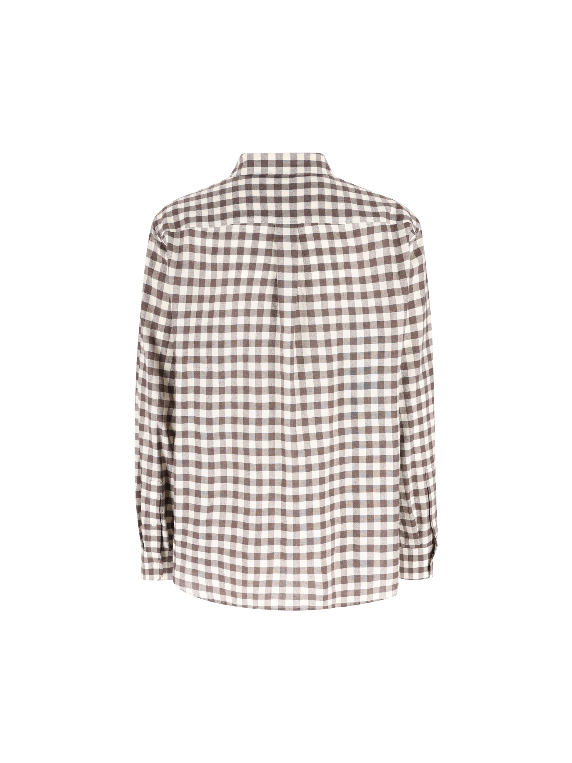 Camicia in flanella di misto lana e cotone H526Y05WJB 9990 LOEWE 