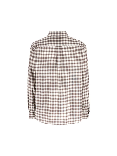 Camicia in flanella di misto lana e cotone H526Y05WJB 9990 LOEWE 