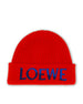 Berretto in maglia di lana a coste KSA9OT2K07 7105 LOEWE 