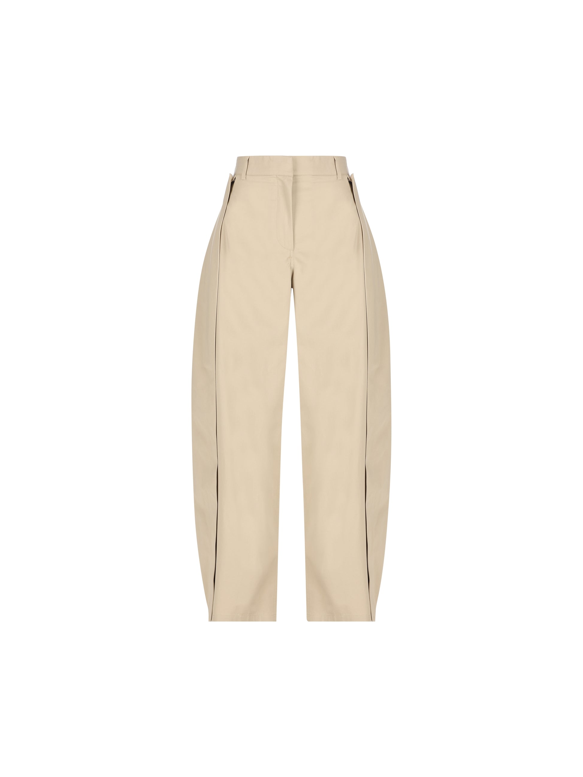 Pantaloni in gabardine di cotone e seta. S359Y04XJ9 2140 LOEWE 