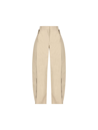 Pantaloni in gabardine di cotone e seta. S359Y04XJ9 2140 LOEWE 