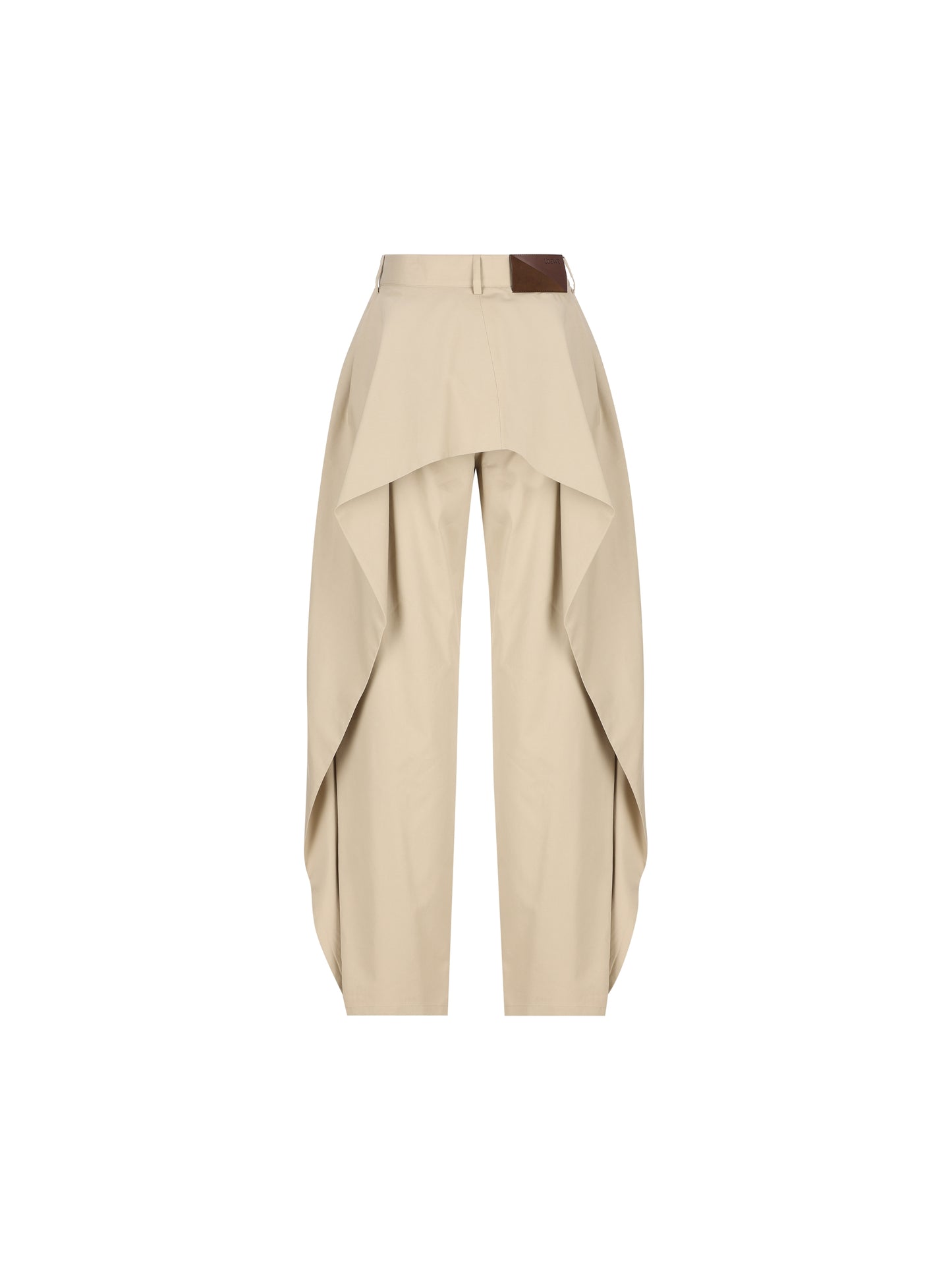 Pantaloni in gabardine di cotone e seta. S359Y04XJ9 2140 LOEWE 