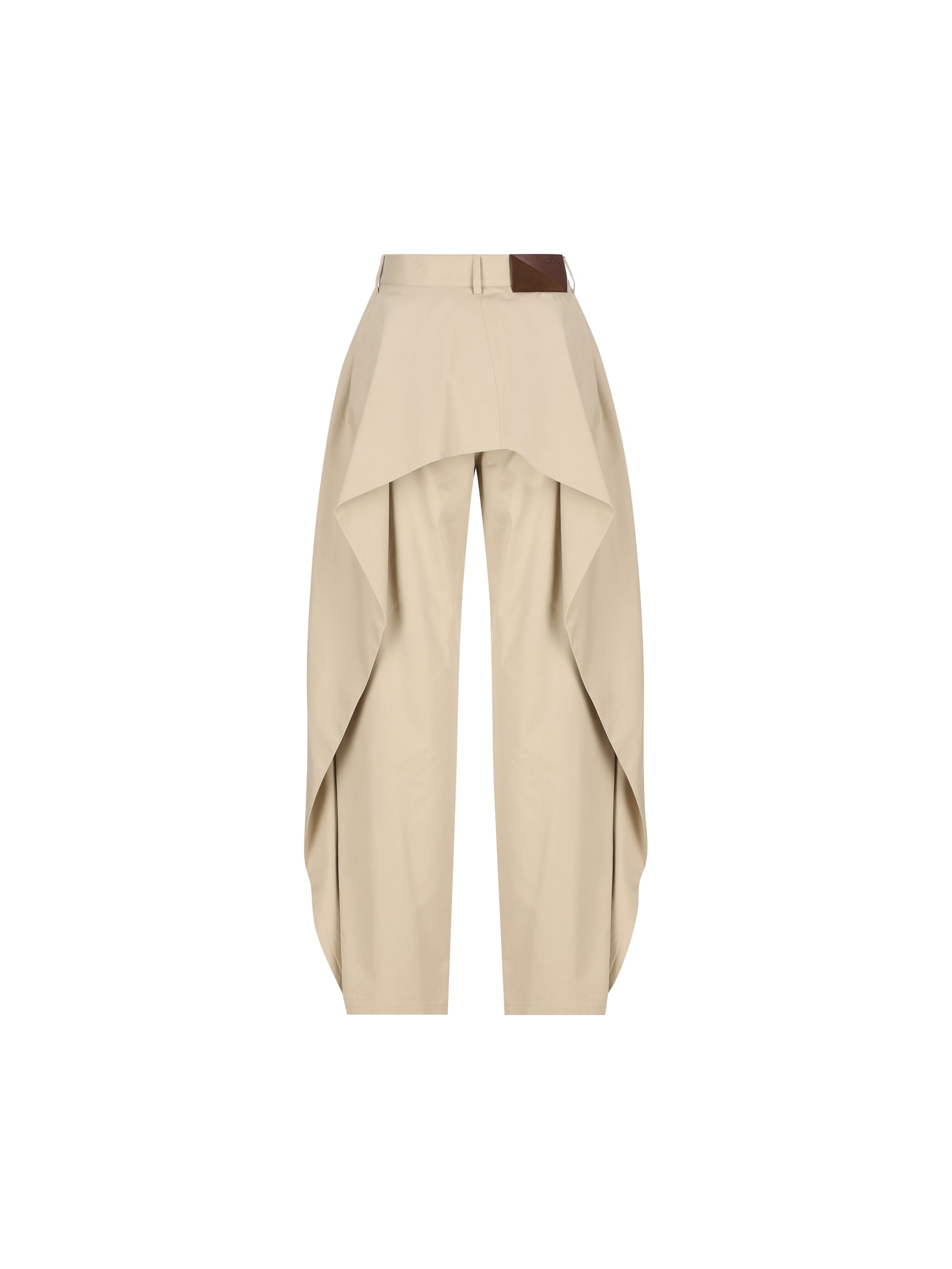 Pantaloni in gabardine di cotone e seta. S359Y04XJ9 2140 LOEWE 