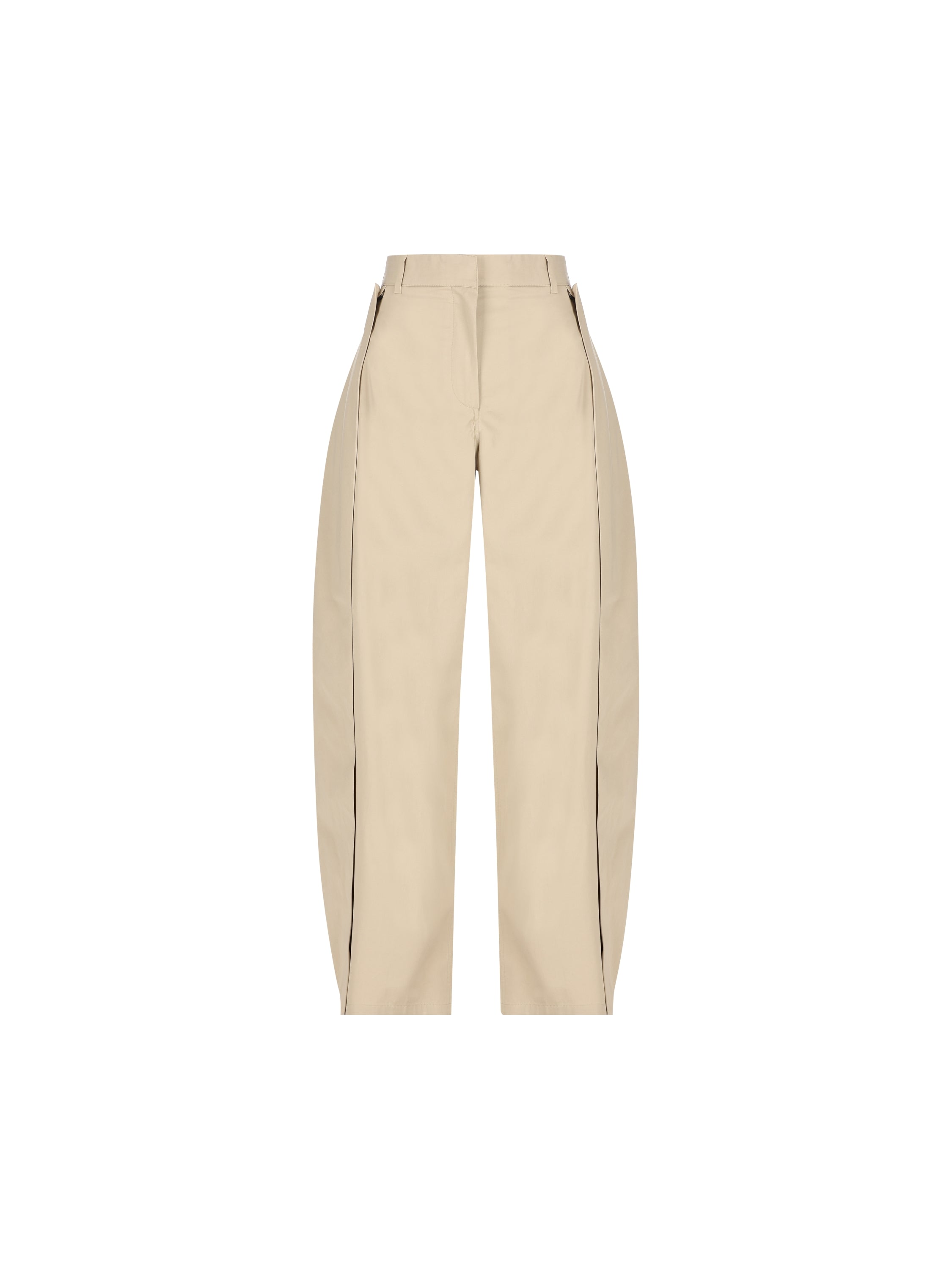 Pantaloni in gabardine di cotone e seta. S359Y04XJ9 2140 LOEWE 
