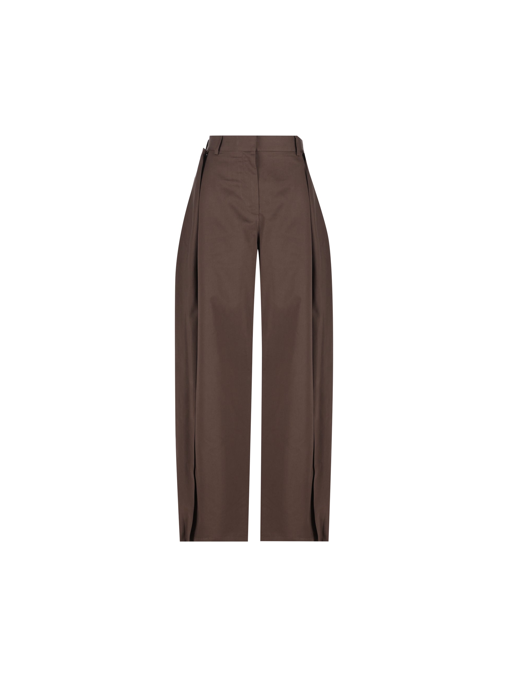 Pantaloni in gabardine di cotone e seta. S359Y04XJ9 3100 LOEWE 