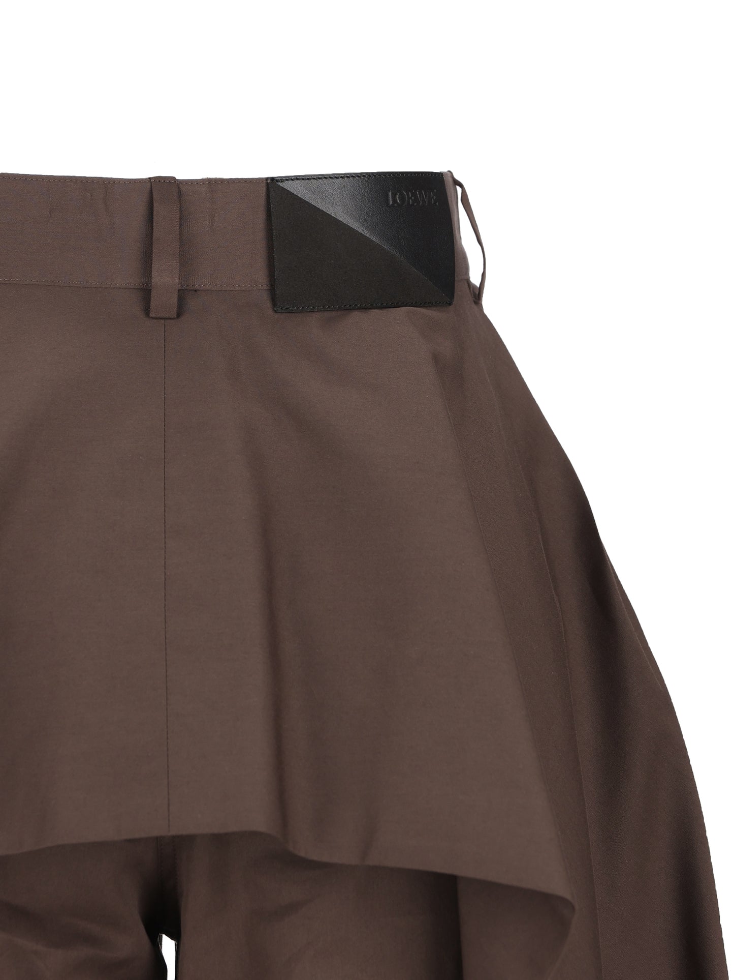 Pantaloni in gabardine di cotone e seta. S359Y04XJ9 3100 LOEWE 