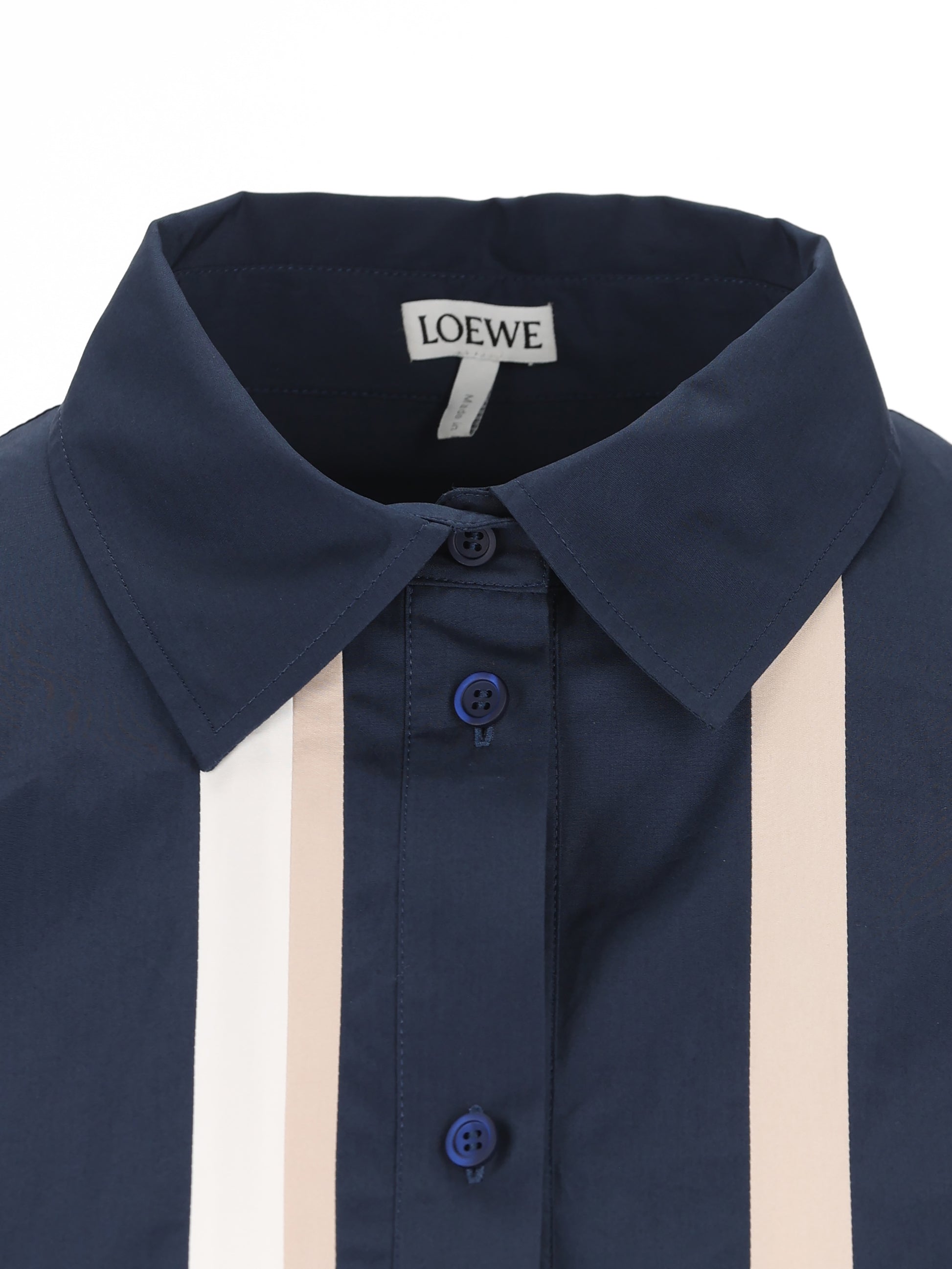Camicia in popeline di cotone S359Y05XGI 9990 LOEWE 