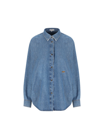Camicia in leggero denim di cotone. S359Y1DX28 5140 LOEWE 