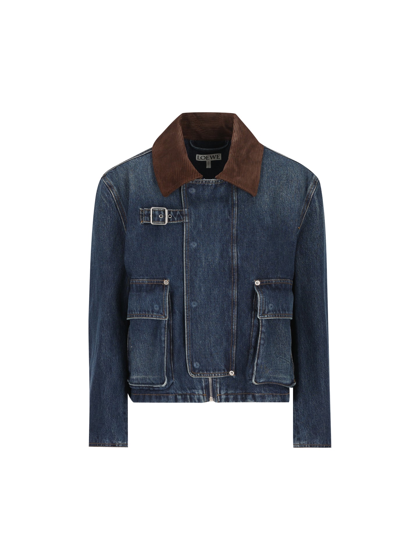 Parka in denim di cotone S359Y50XAK 5120 LOEWE 