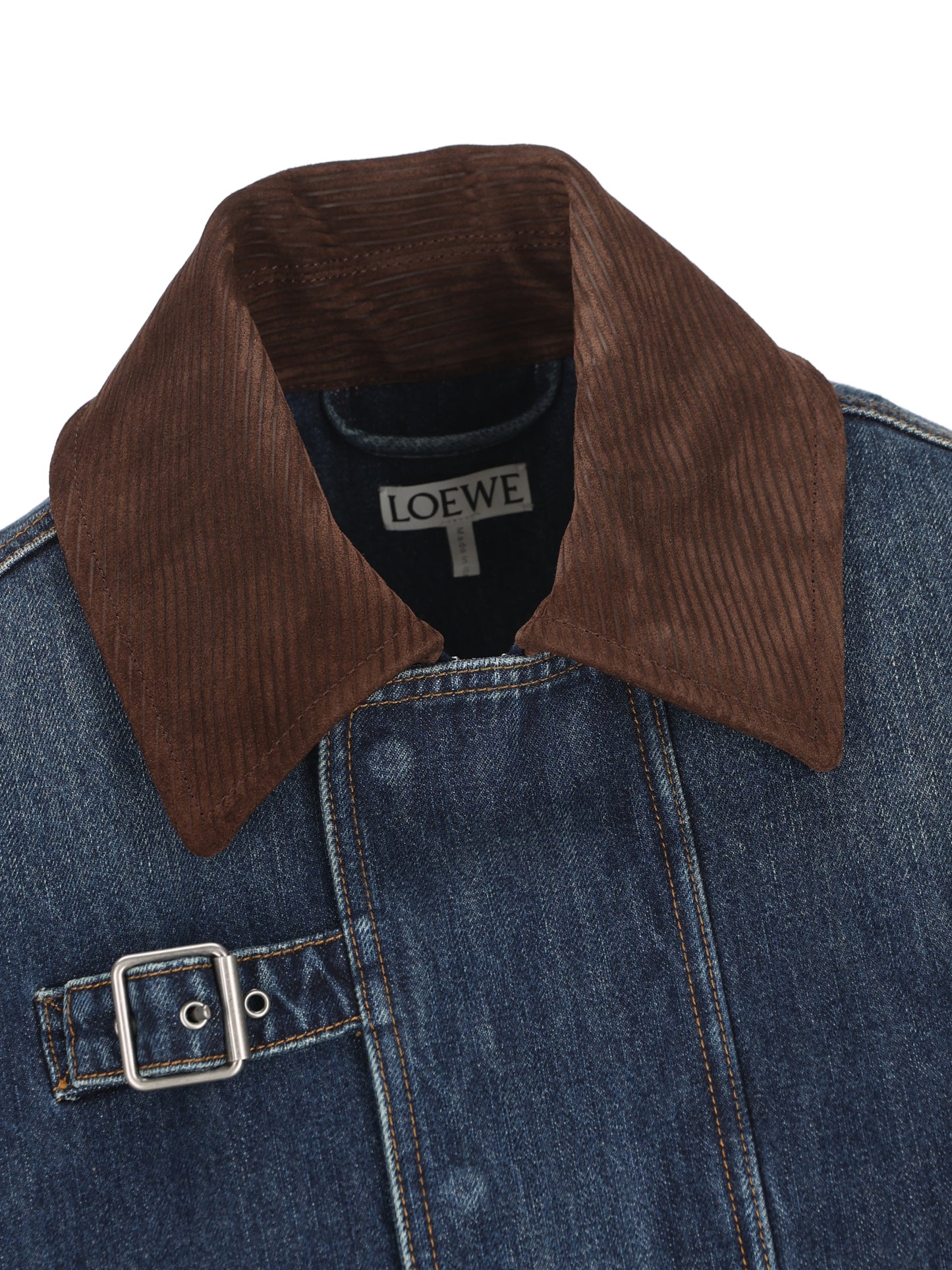 Parka in denim di cotone S359Y50XAK 5120 LOEWE 