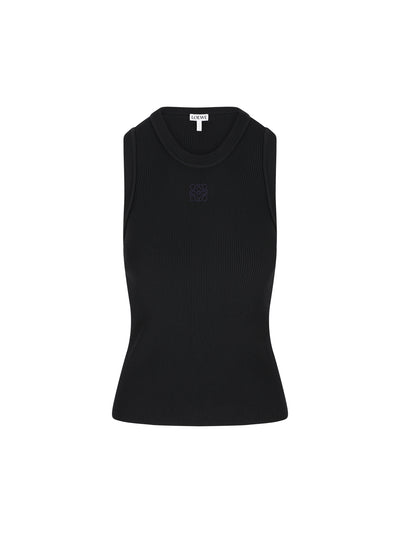 Top realizzato in viscosa e poliestere. S359Y55K51 1100 LOEWE 