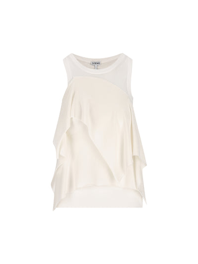 Top in leggero misto viscosa a coste. S359Y55K75 2100 LOEWE 