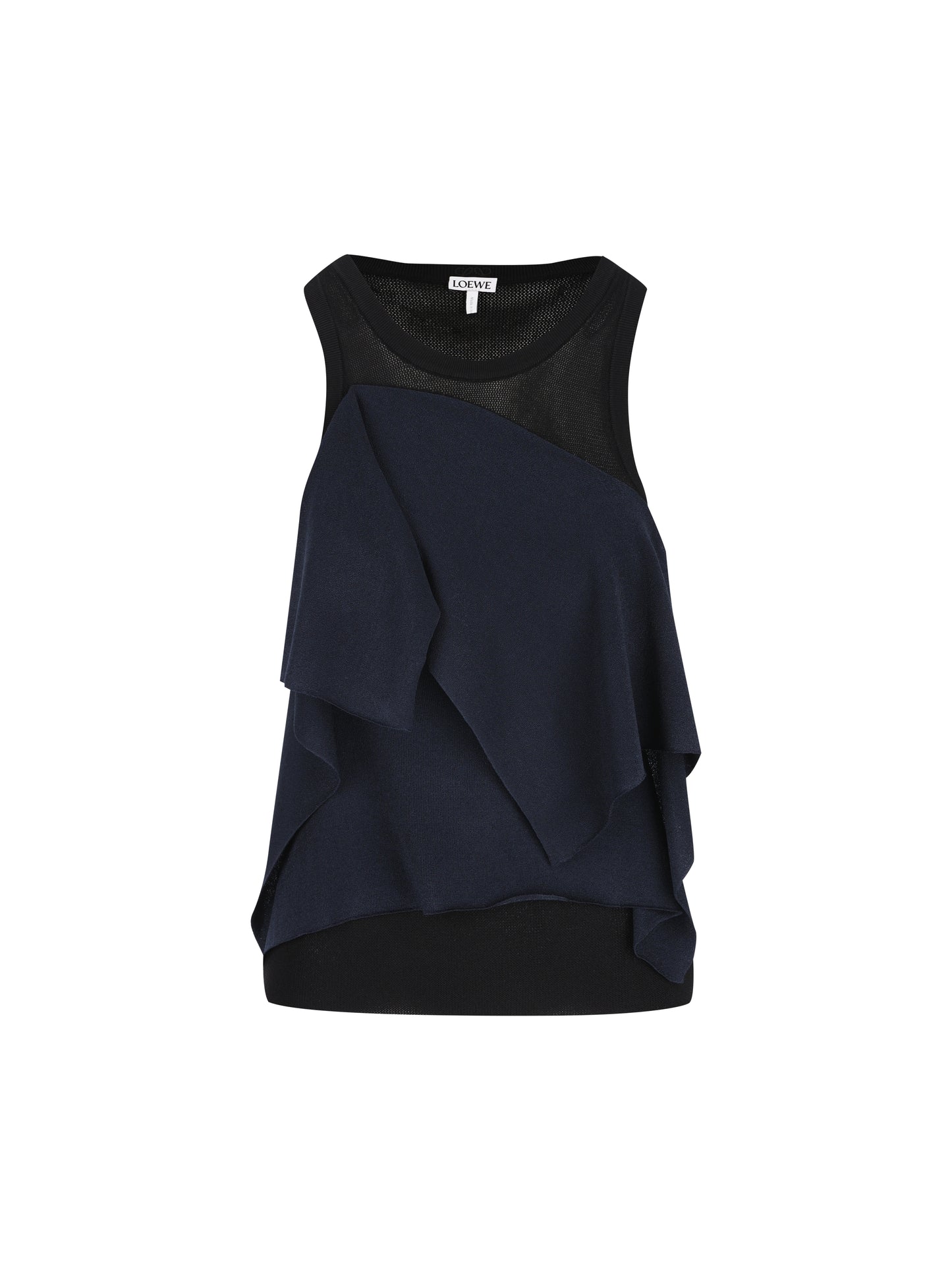 Top in leggero misto viscosa a coste. S359Y55K75 5938 LOEWE 