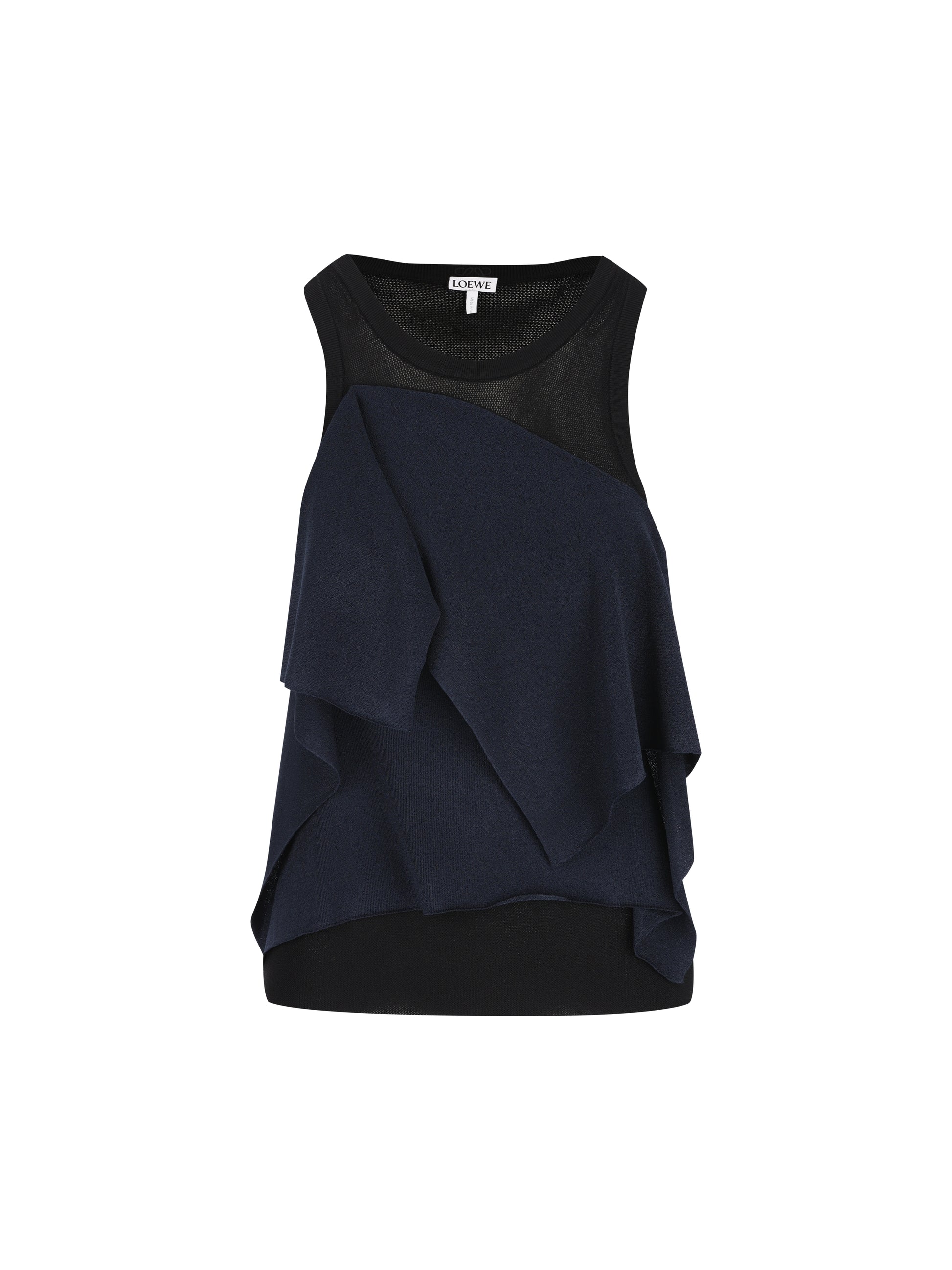 Top in leggero misto viscosa a coste. S359Y55K75 5938 LOEWE 