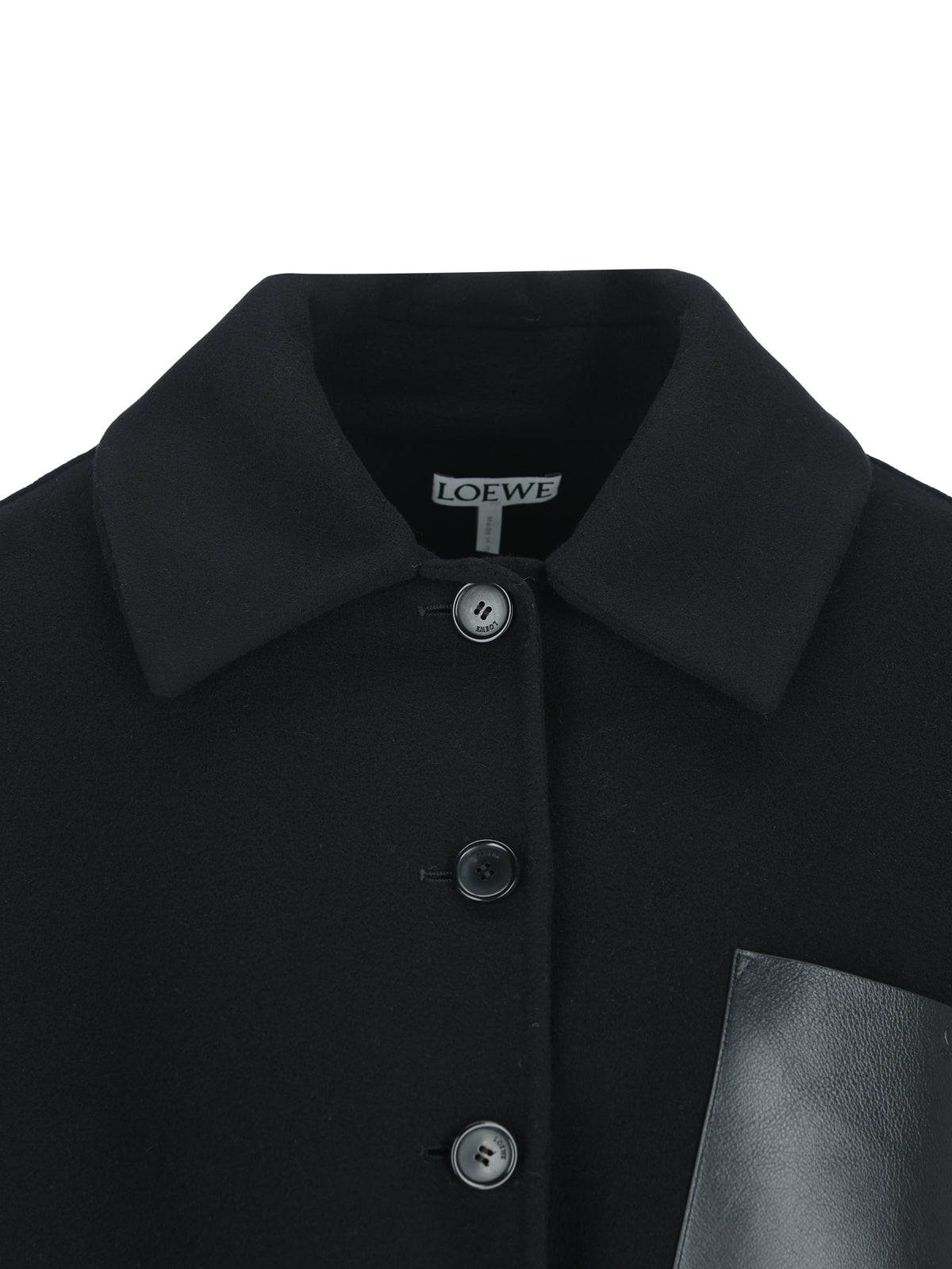 Cappotto in lana double face e cashmere di peso medio S540Y03XCB 1100 LOEWE 