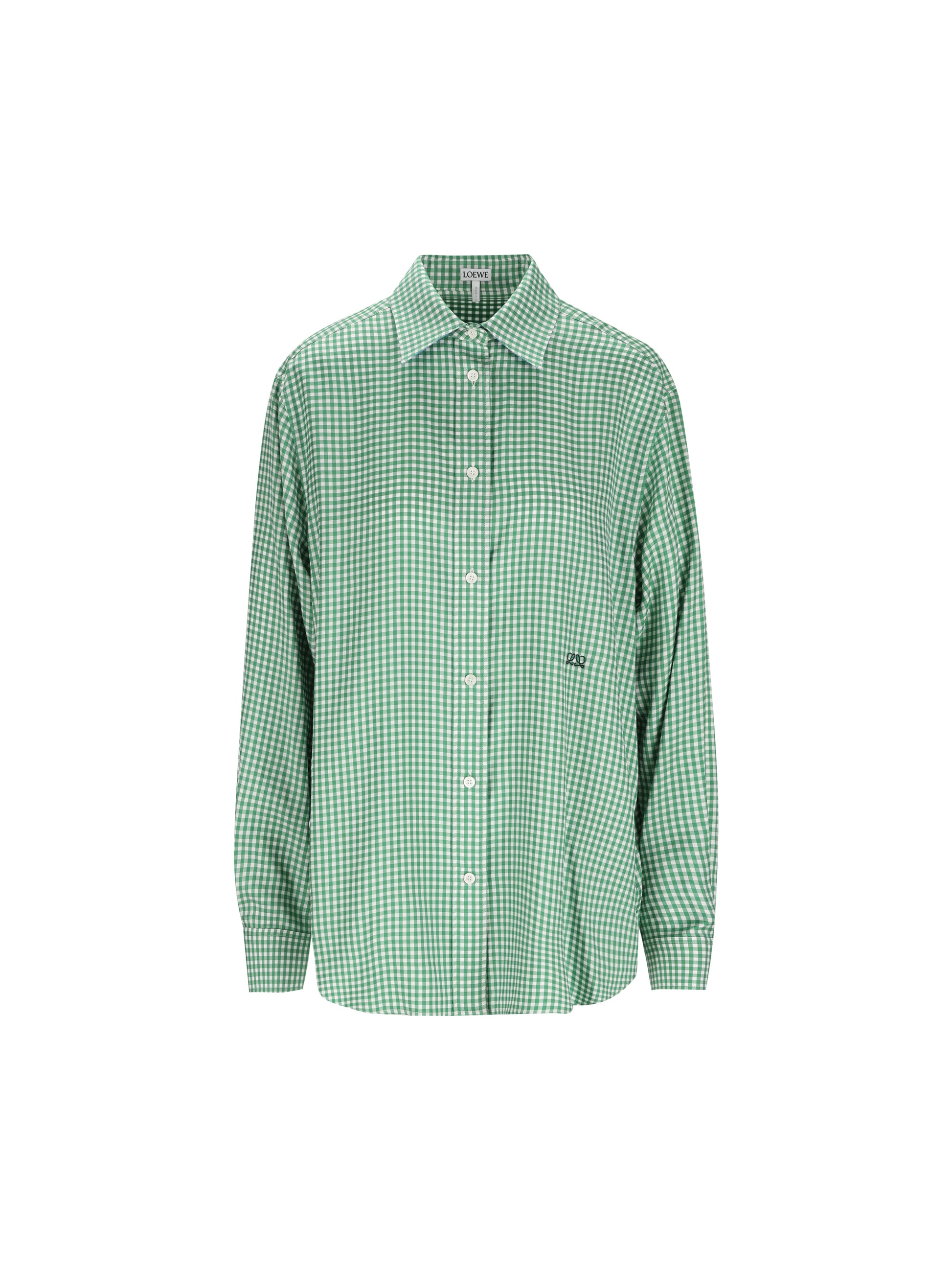 Camicia in leggero twill di seta S540Y05XE5 4102 LOEWE 