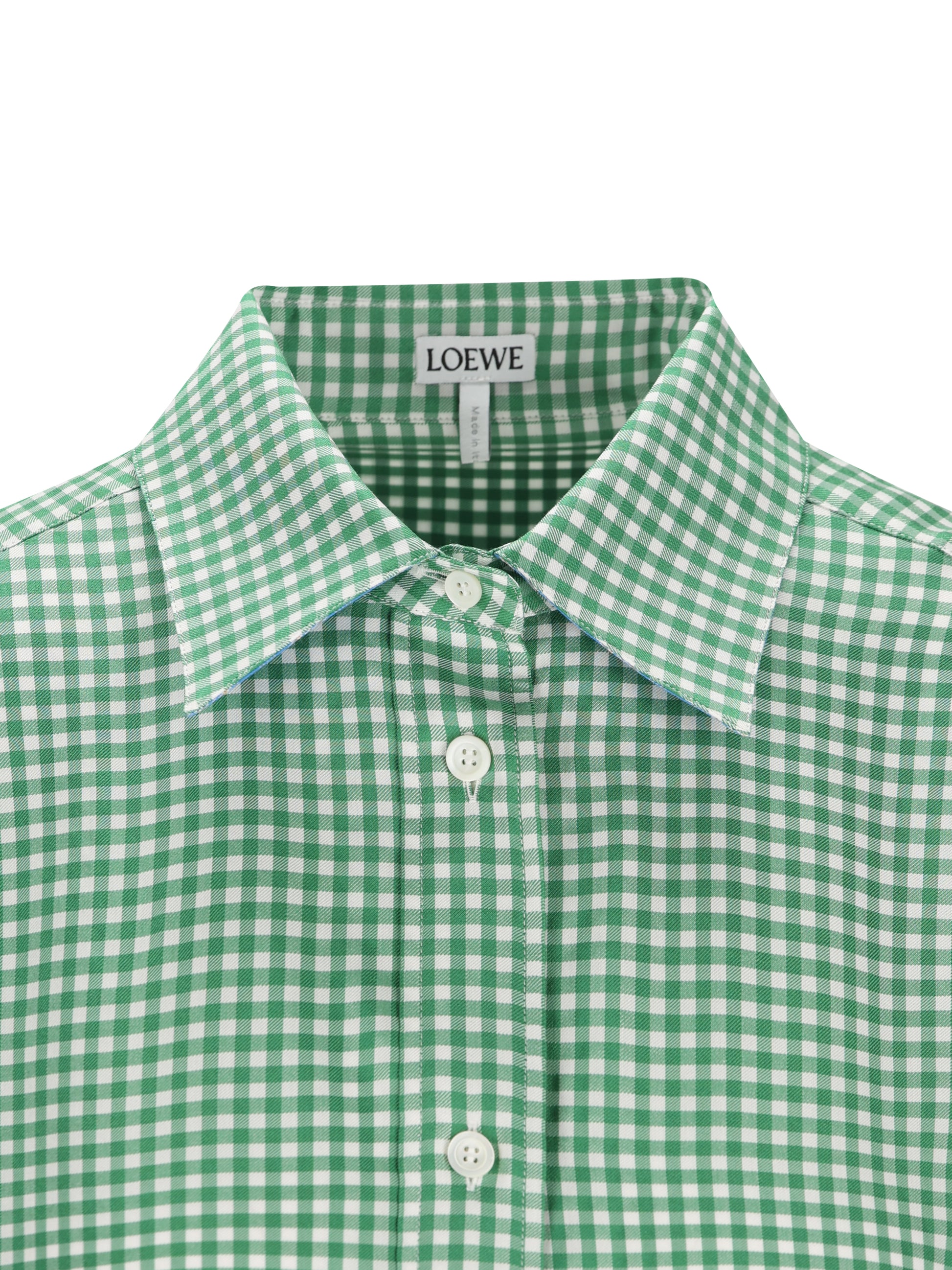 Camicia in leggero twill di seta S540Y05XE5 4102 LOEWE 