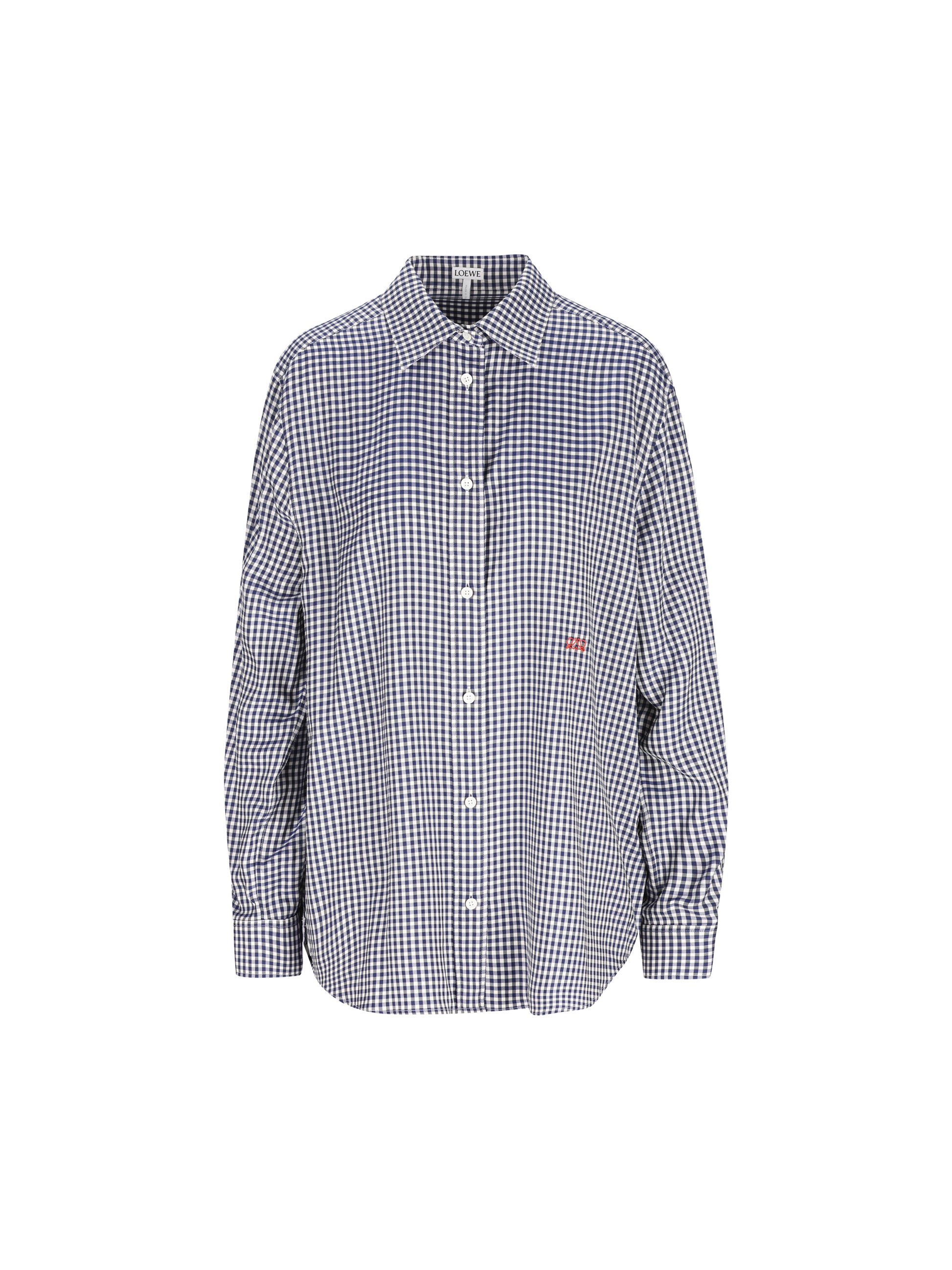 Camicia in leggero twill di seta S540Y05XE5 5102 LOEWE 