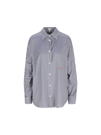Camicia in leggero twill di seta S540Y05XE5 5102 LOEWE 