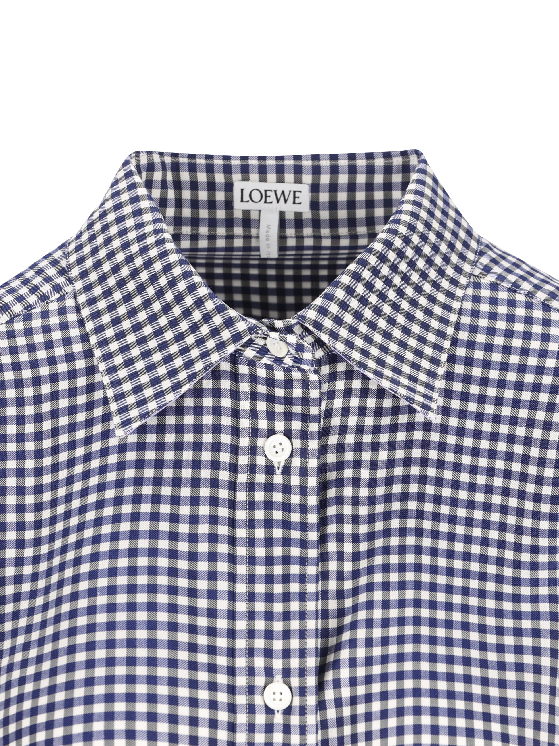 Camicia in leggero twill di seta S540Y05XE5 5102 LOEWE 