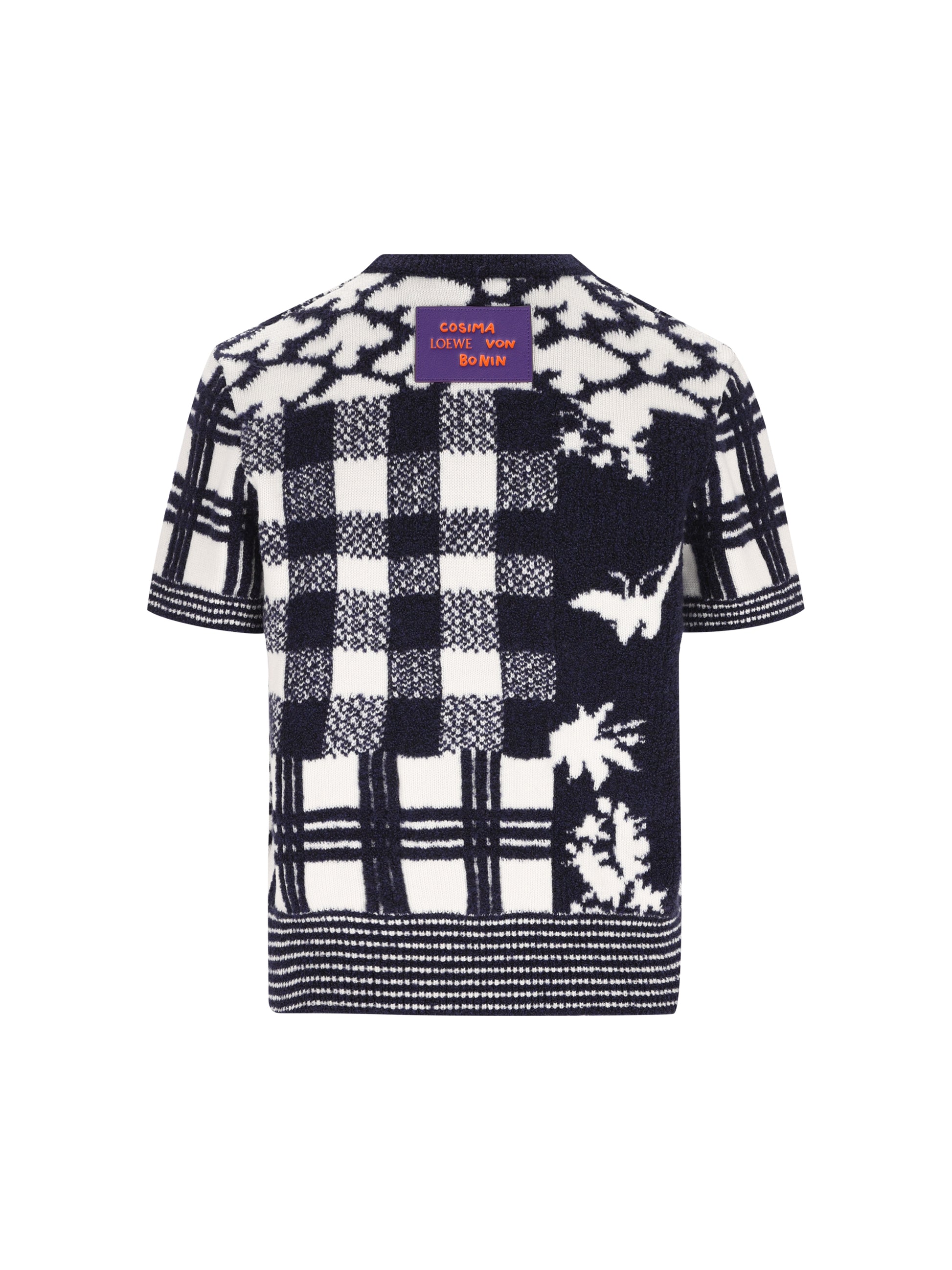Maglione in jacquard di lana double face. S540Y14KI8 5118 LOEWE 