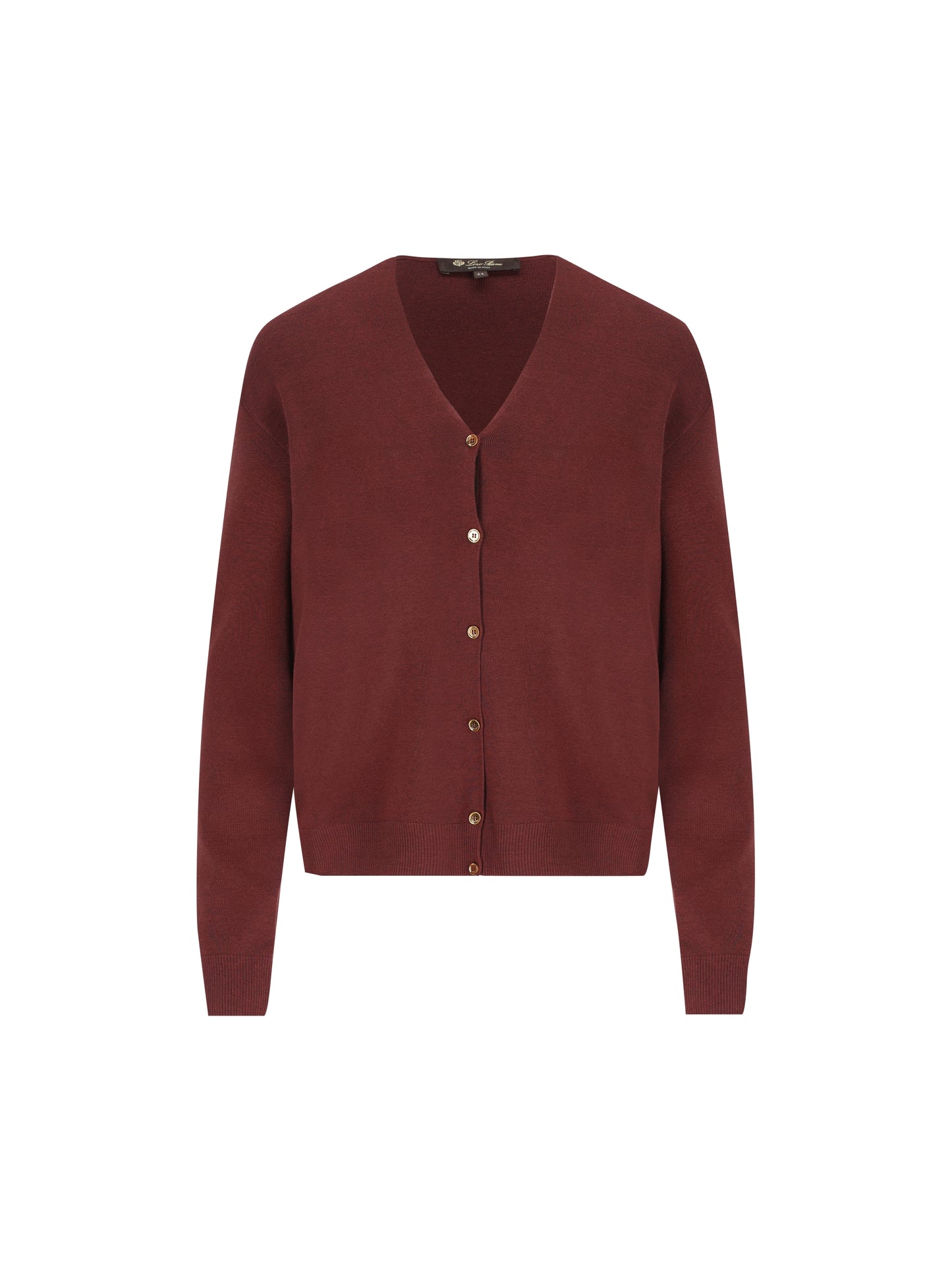 Cardigan realizzata in seta e cotone. FAO9865 Q0CG LORO PIANA 