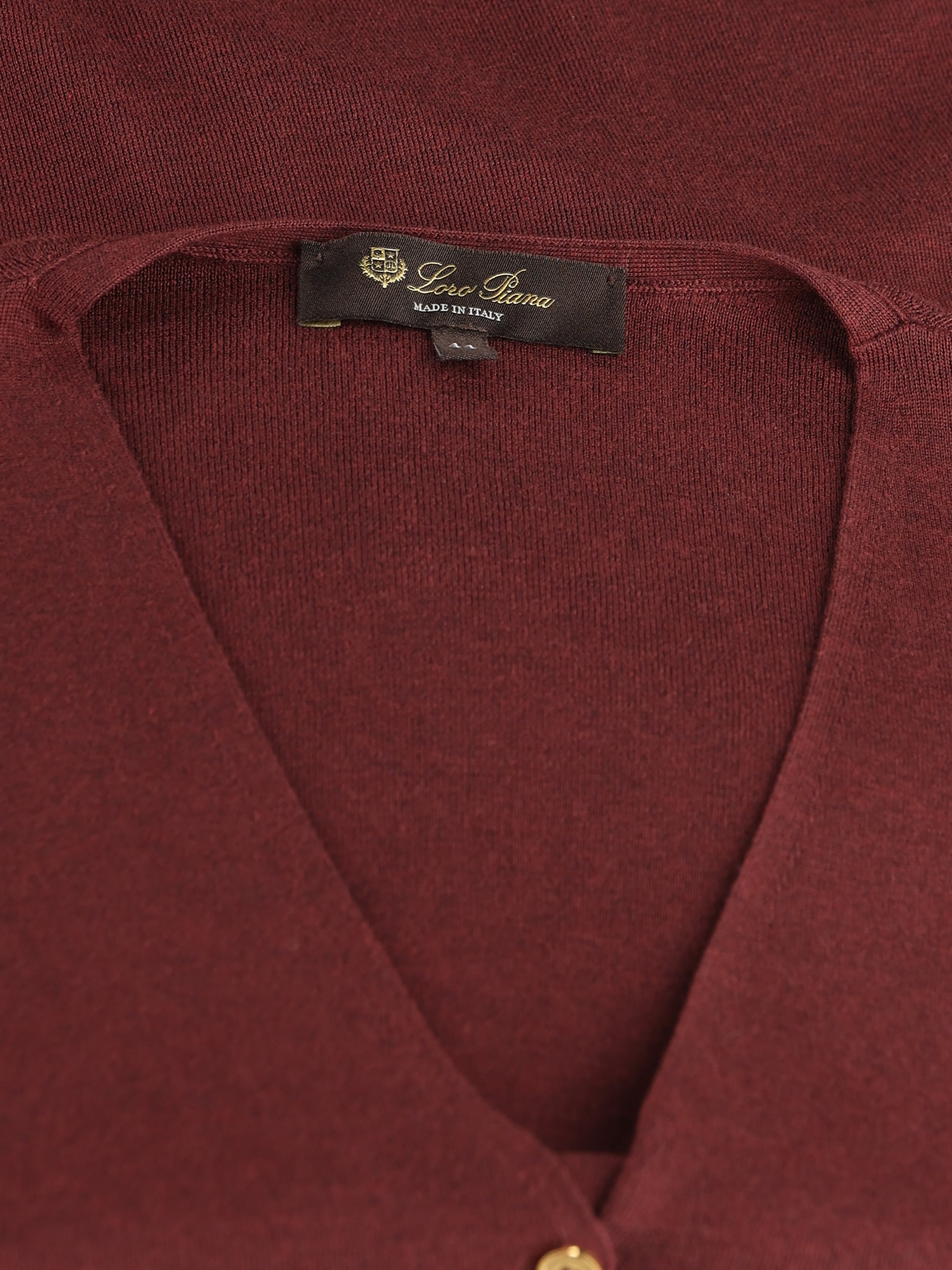 Cardigan realizzata in seta e cotone. FAO9865 Q0CG LORO PIANA 