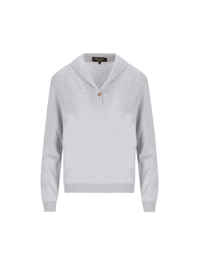 Polo realizzata in cashmere. FAQ9446 402T LORO PIANA 