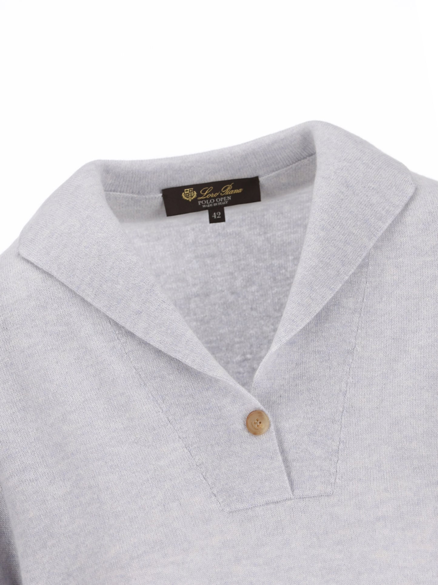Polo realizzata in cashmere. FAQ9446 402T LORO PIANA 