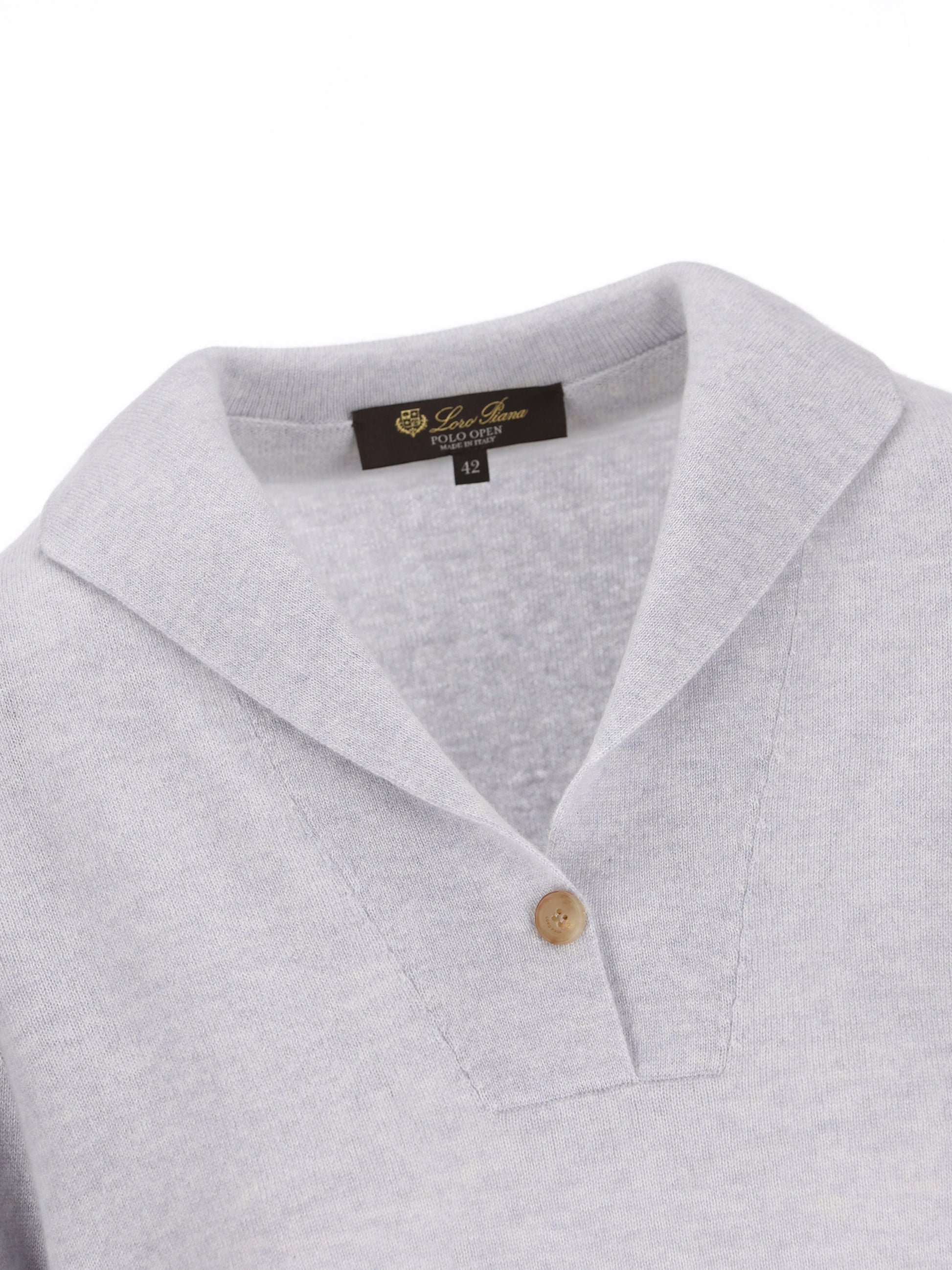 Polo realizzata in cashmere. FAQ9446 402T LORO PIANA 