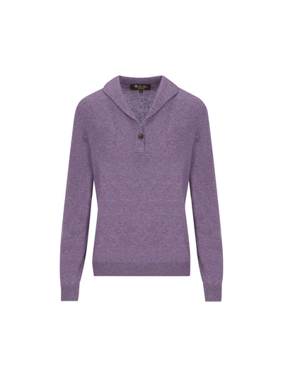 Polo realizzata in cashmere FAQ9446 K05L LORO PIANA 