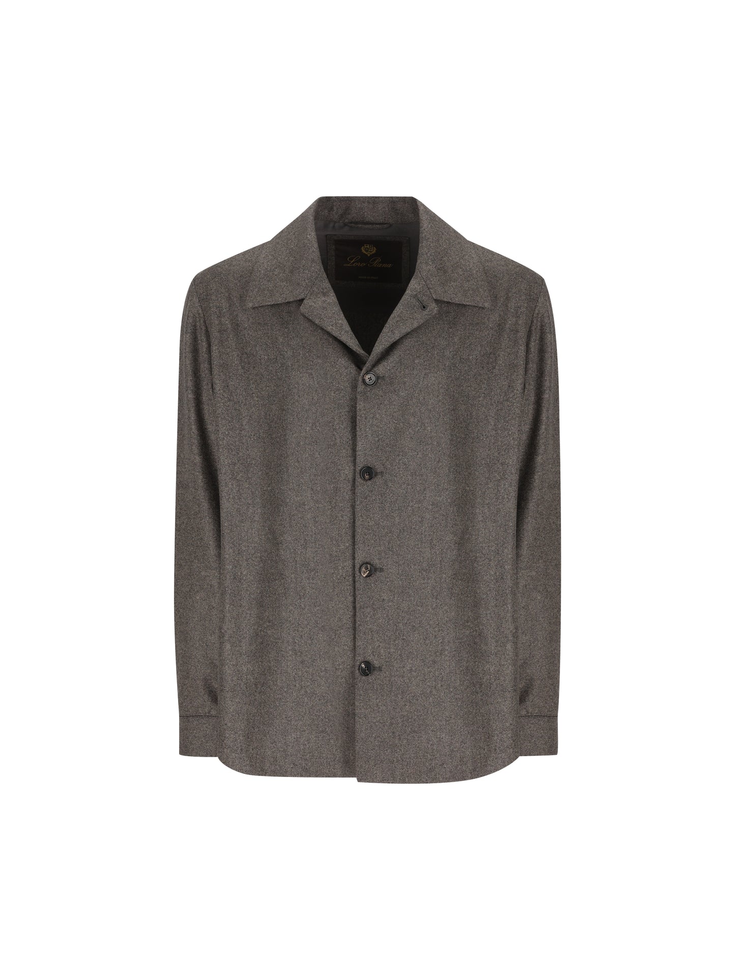 Giacca-camicia realizzata in lana e cashmere. FRM0494 M12N LORO PIANA 