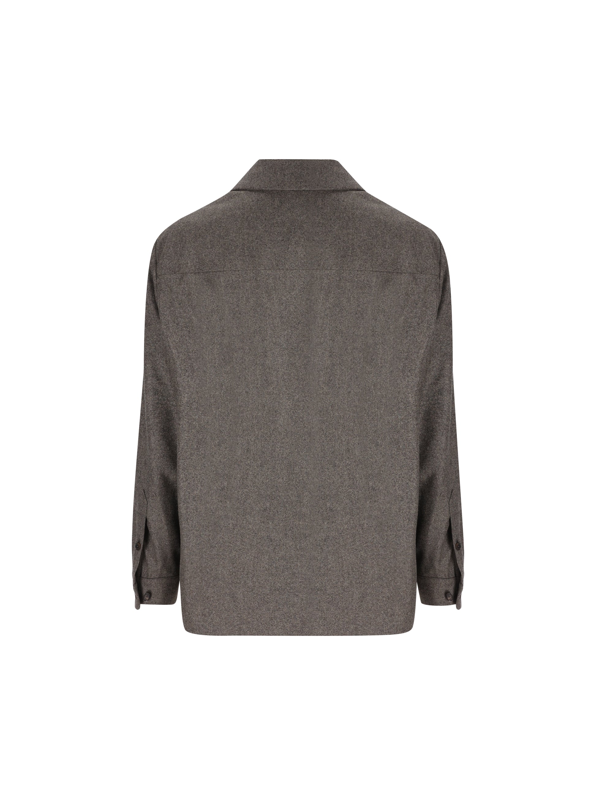 Giacca-camicia realizzata in lana e cashmere. FRM0494 M12N LORO PIANA 