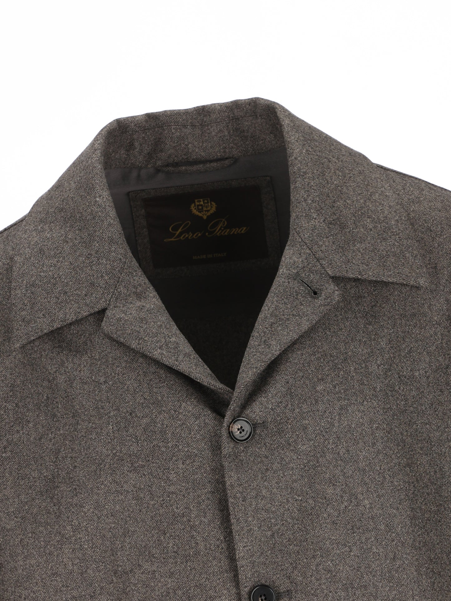 Giacca-camicia realizzata in lana e cashmere. FRM0494 M12N LORO PIANA 