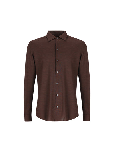 Camicia realizzata in pura lana. FRM1393 H1LL LORO PIANA 