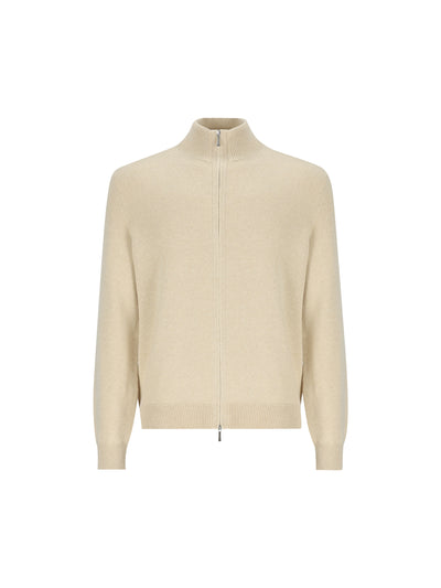Bomber realizzato in baby cashmere. FRM1503 A0GS LORO PIANA 